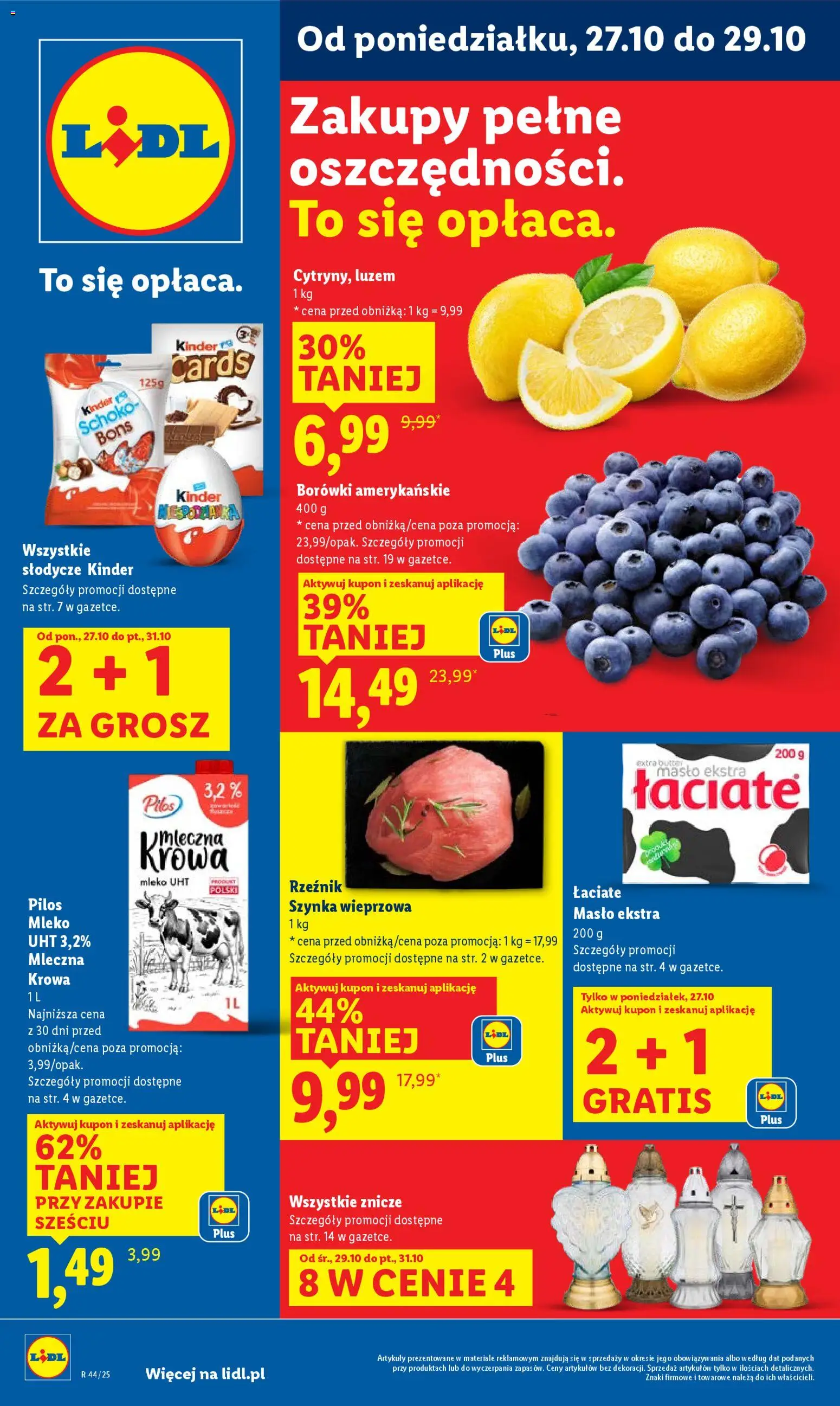 LIDL gazetka ważna od  27.10.2025 do 29.10.2025 strona 1