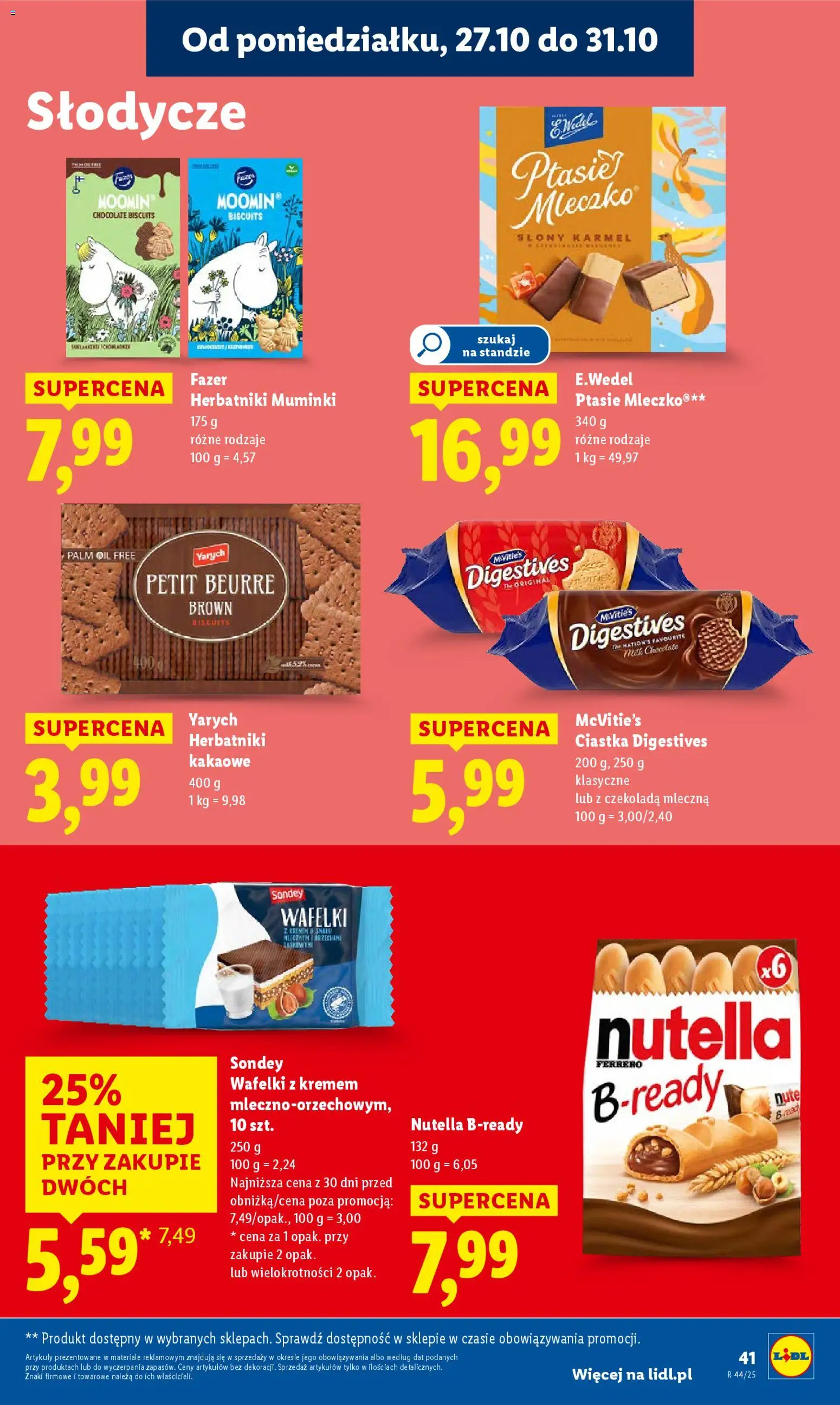 LIDL gazetka ważna od  27.10.2025 do 29.10.2025 strona 45