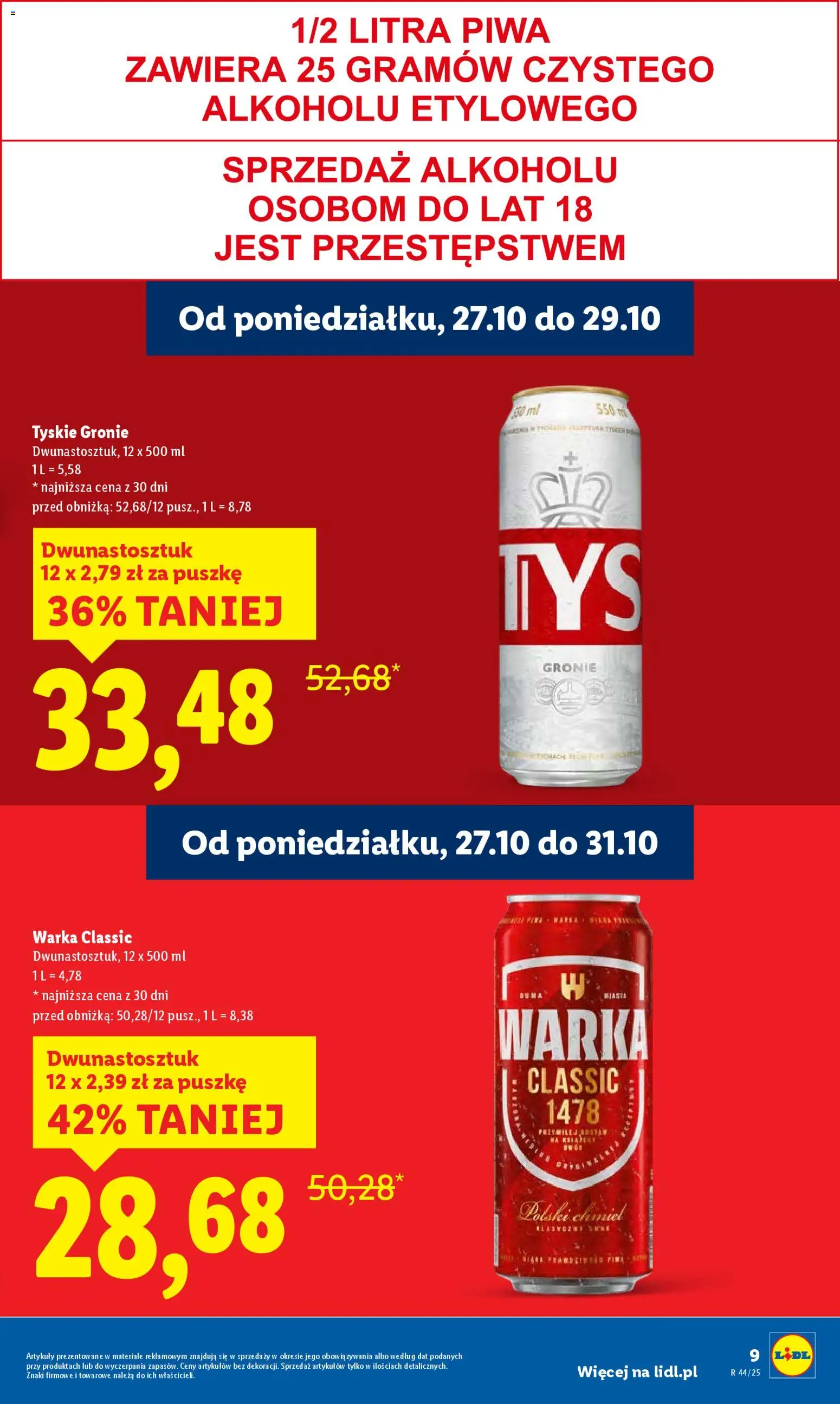 LIDL gazetka ważna od  27.10.2025 do 29.10.2025 strona 9