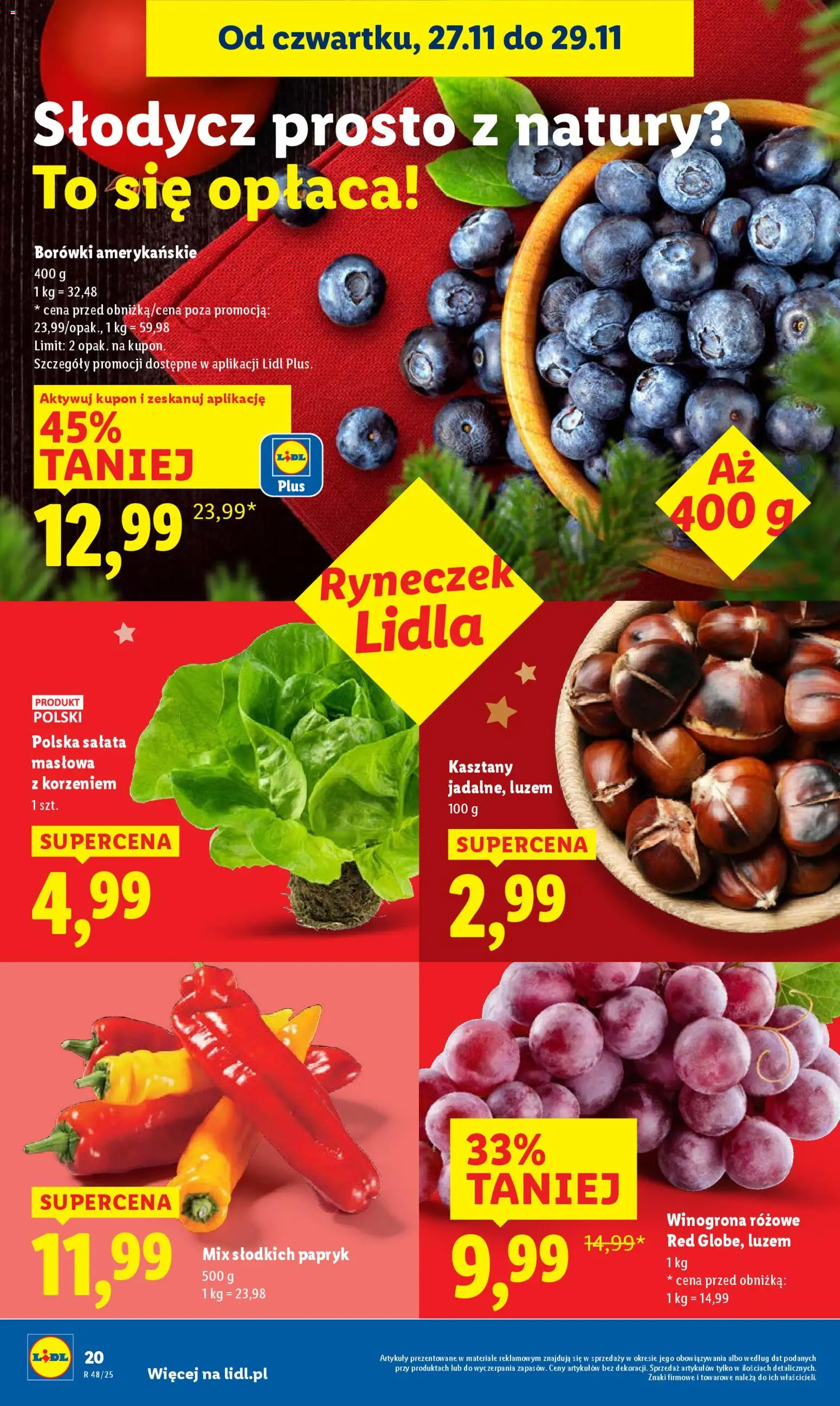 LIDL gazetka ważna od 27.11.2025 do  29.11.2025 strona 20