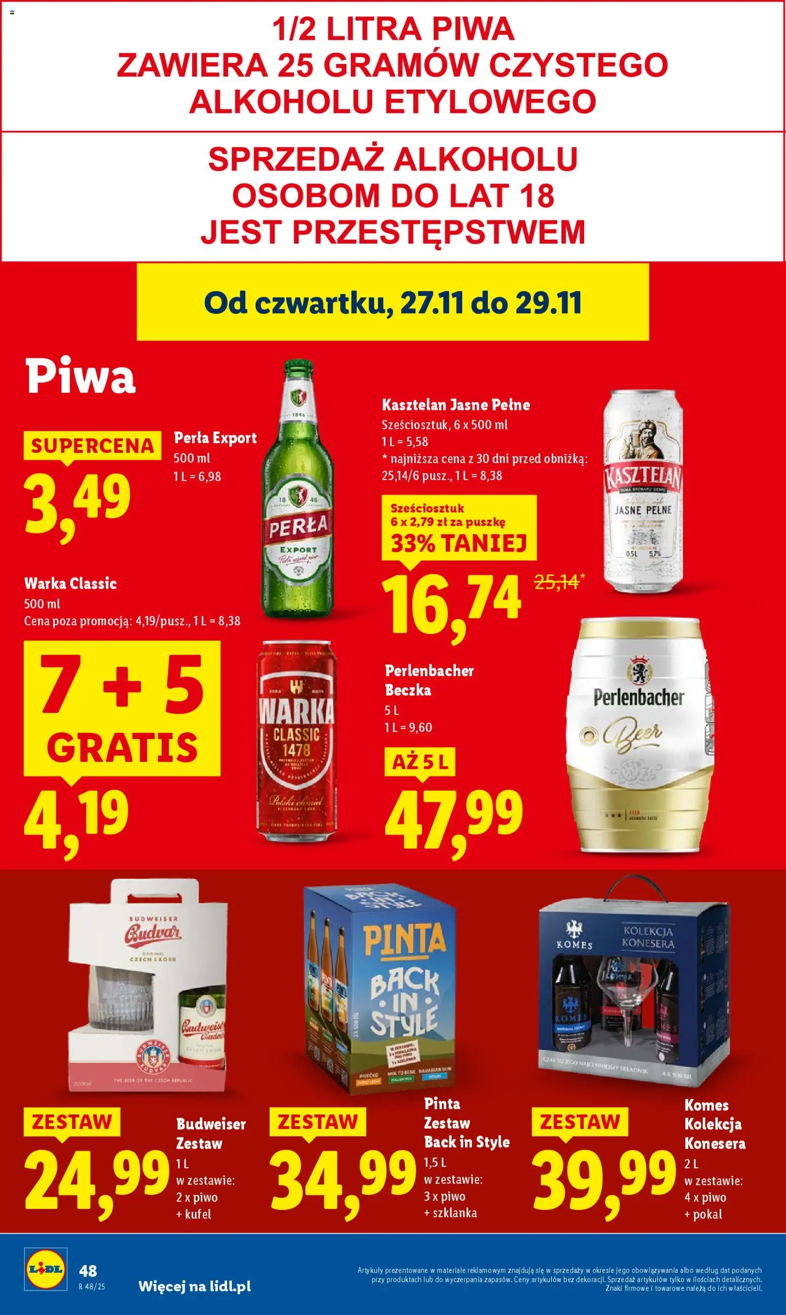 LIDL gazetka ważna od 27.11.2025 do  29.11.2025 strona 48