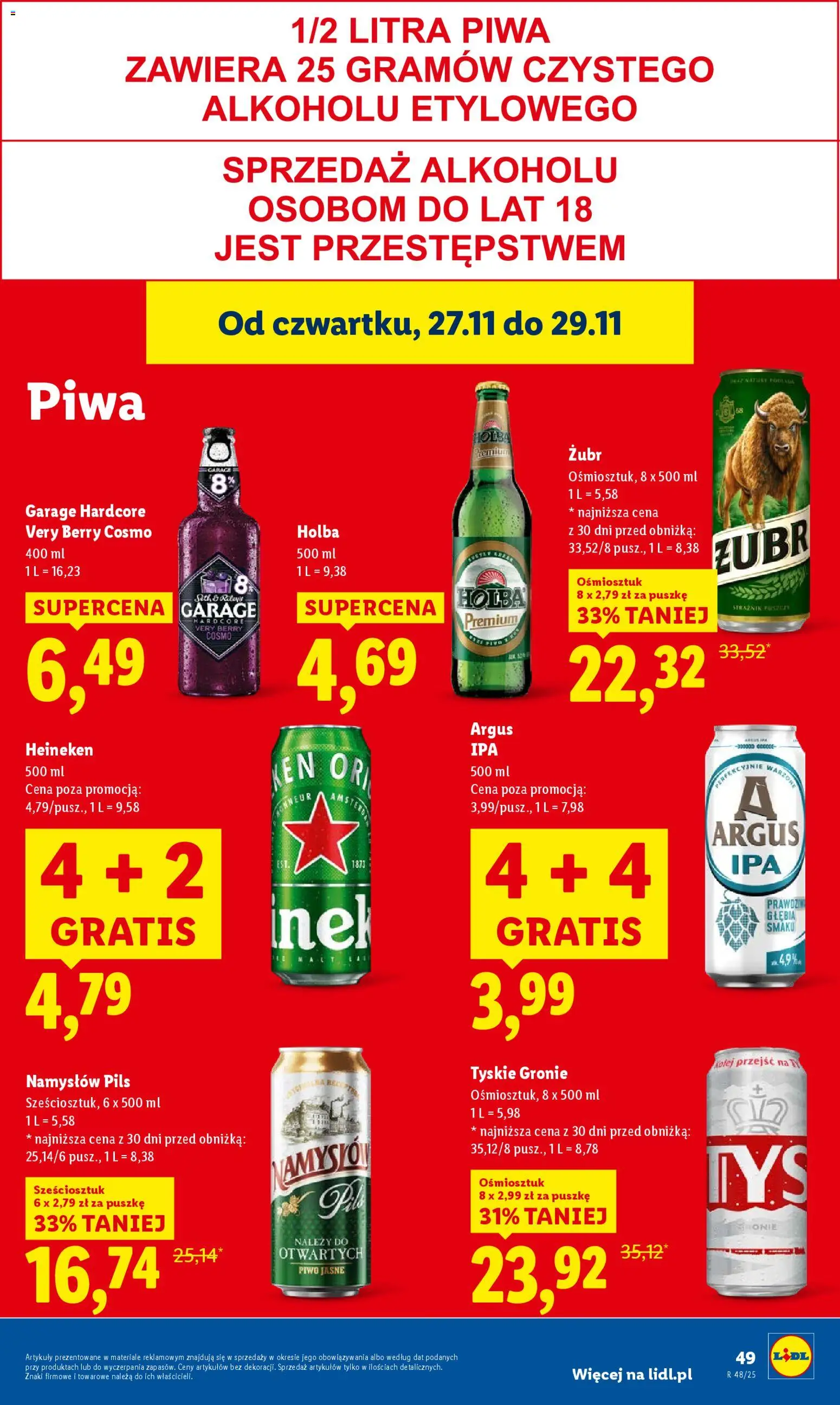 LIDL gazetka ważna od 27.11.2025 do  29.11.2025 strona 49