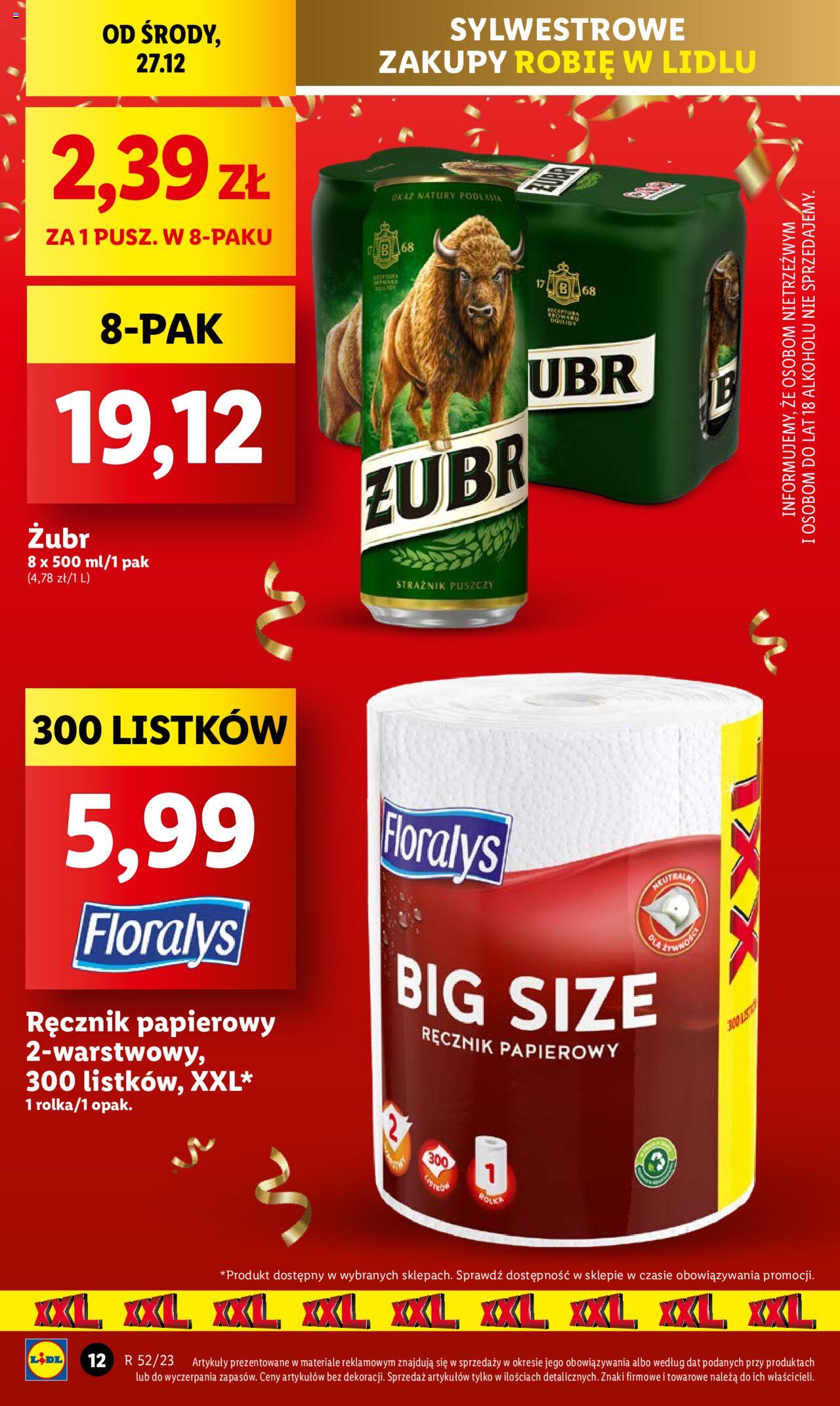 LIDL gazetka ważna od 27.12.2023 do 30.12.2023 strona 12