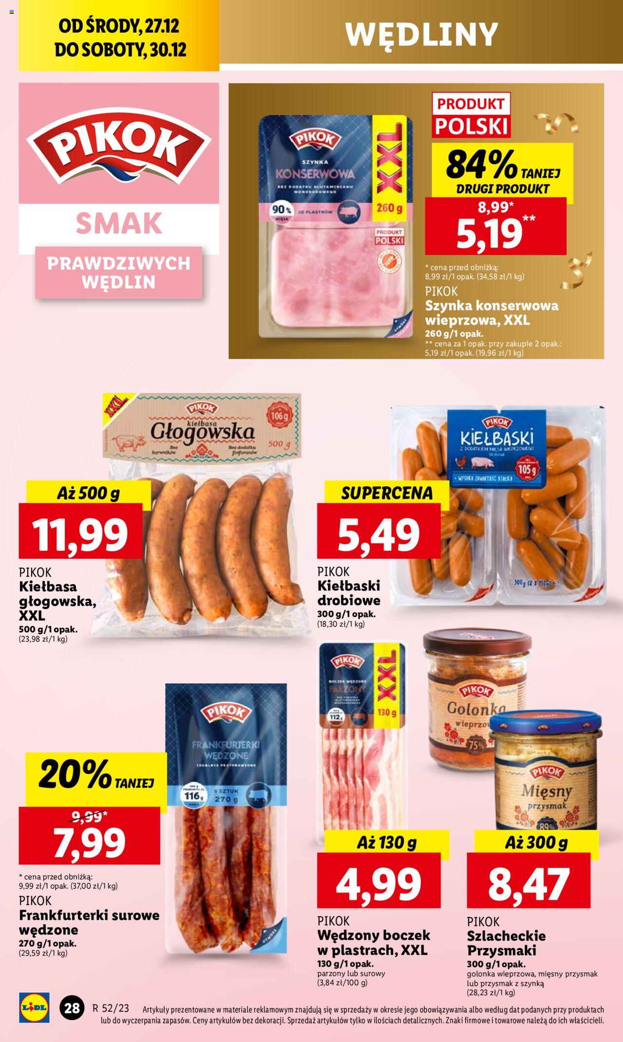 LIDL gazetka ważna od 27.12.2023 do 30.12.2023 strona 28
