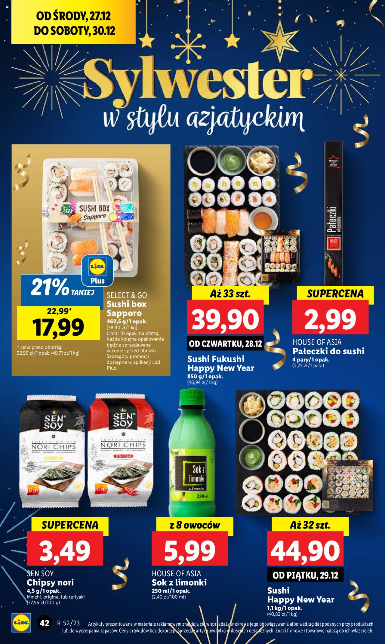 LIDL gazetka ważna od 27.12.2023 do 30.12.2023 strona 42