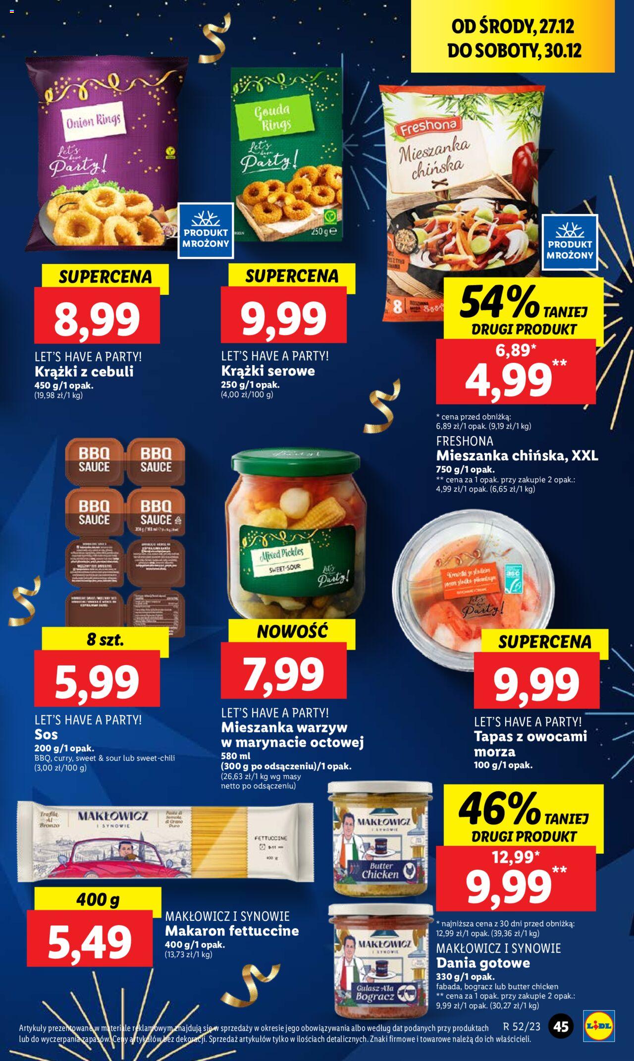 LIDL gazetka ważna od 27.12.2023 do 30.12.2023 strona 45