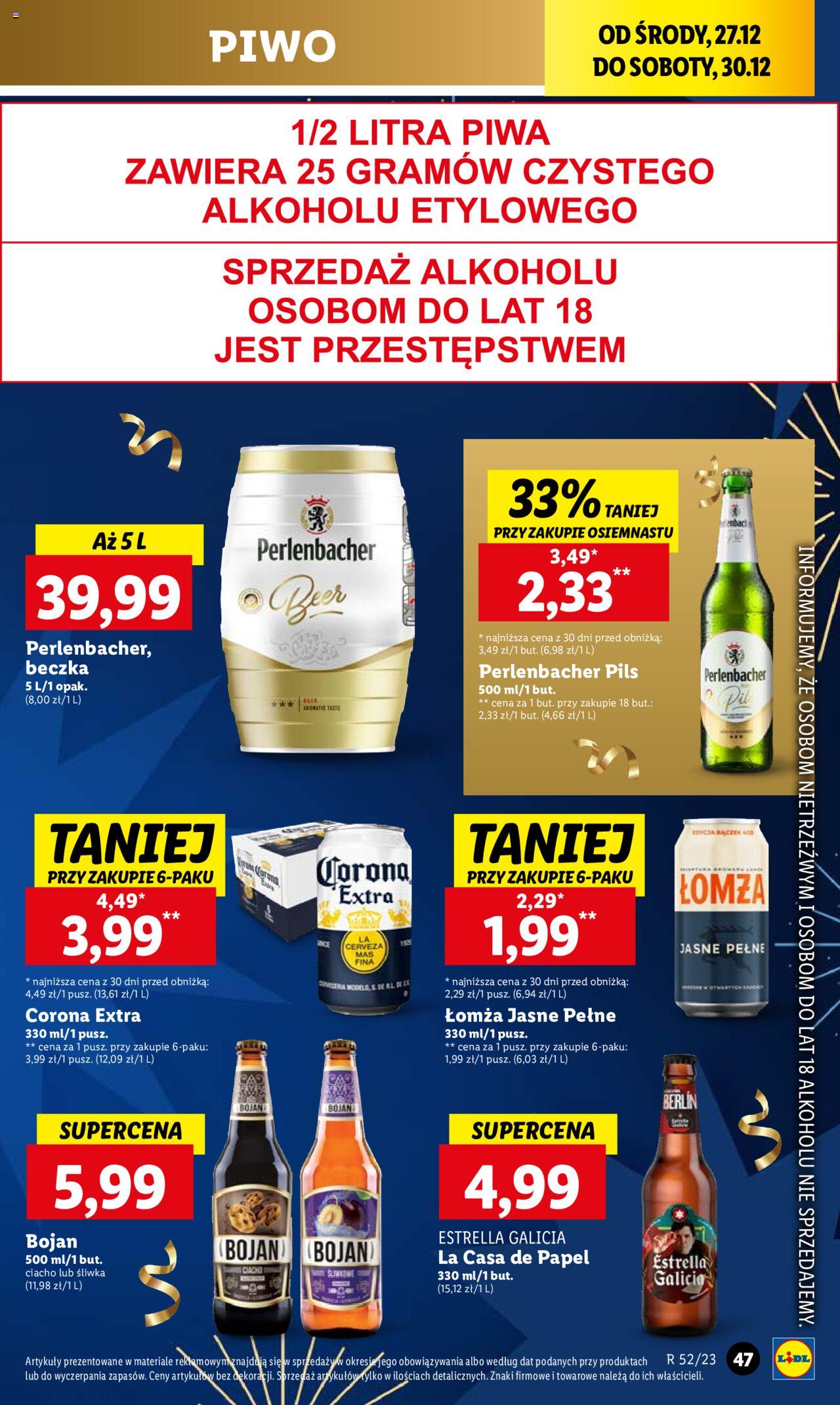 LIDL gazetka ważna od 27.12.2023 do 30.12.2023 strona 47