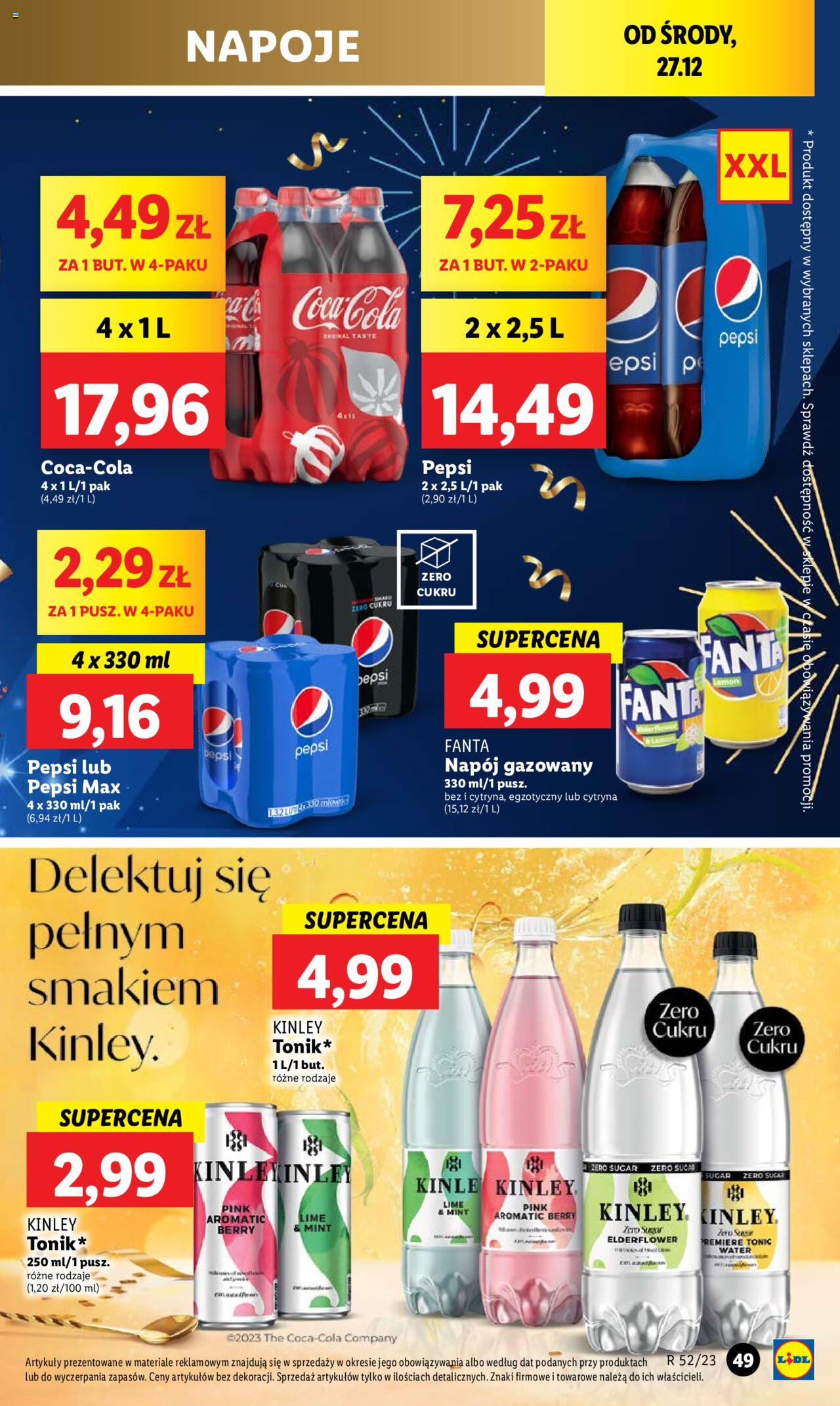 LIDL gazetka ważna od 27.12.2023 do 30.12.2023 strona 49