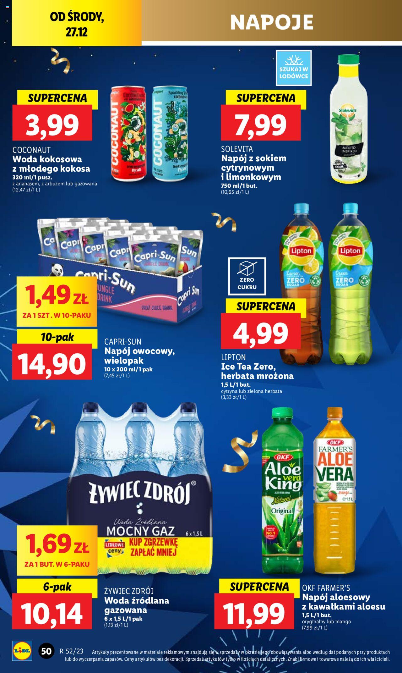 LIDL gazetka ważna od 27.12.2023 do 30.12.2023 strona 50