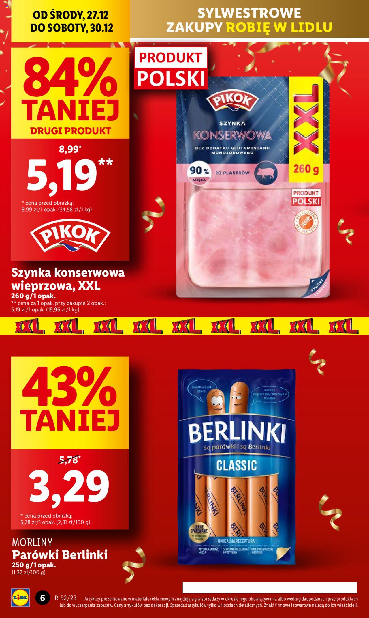 LIDL gazetka ważna od 27.12.2023 do 30.12.2023 strona 6