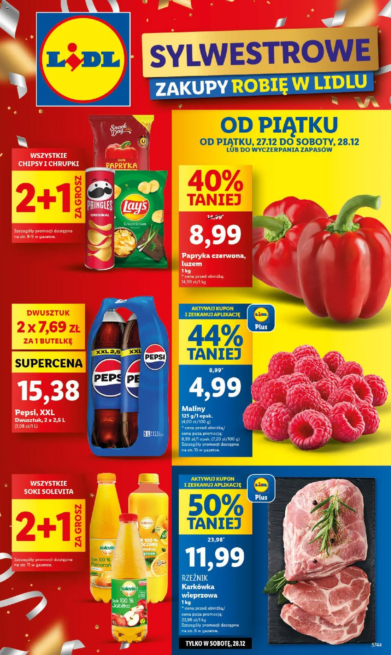 LIDL gazetka ważna od 27.12.2024 do  28.12.2024 strona 1