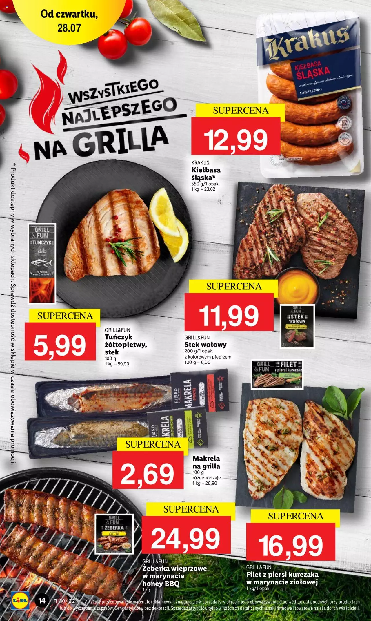 Lidl gazetka ważna od 28.07.2022 do 30.07.2022 strona 14