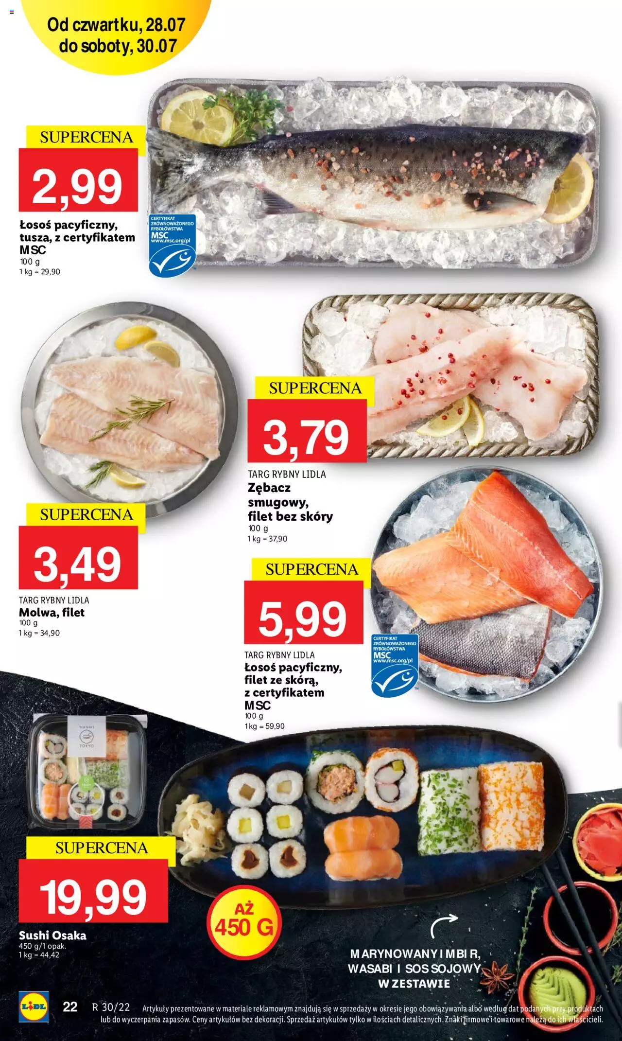 Lidl gazetka ważna od 28.07.2022 do 30.07.2022 strona 22