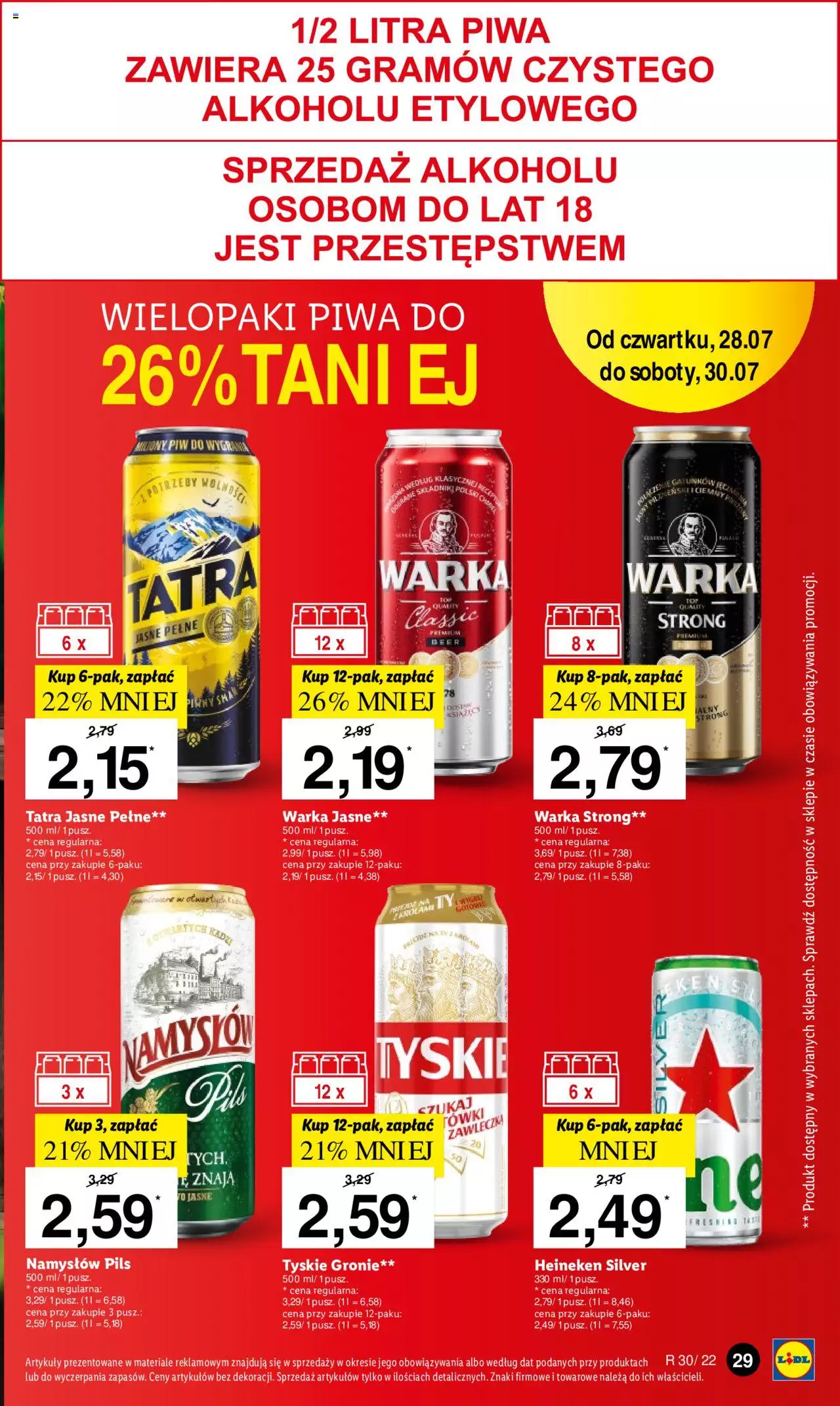 Lidl gazetka ważna od 28.07.2022 do 30.07.2022 strona 29