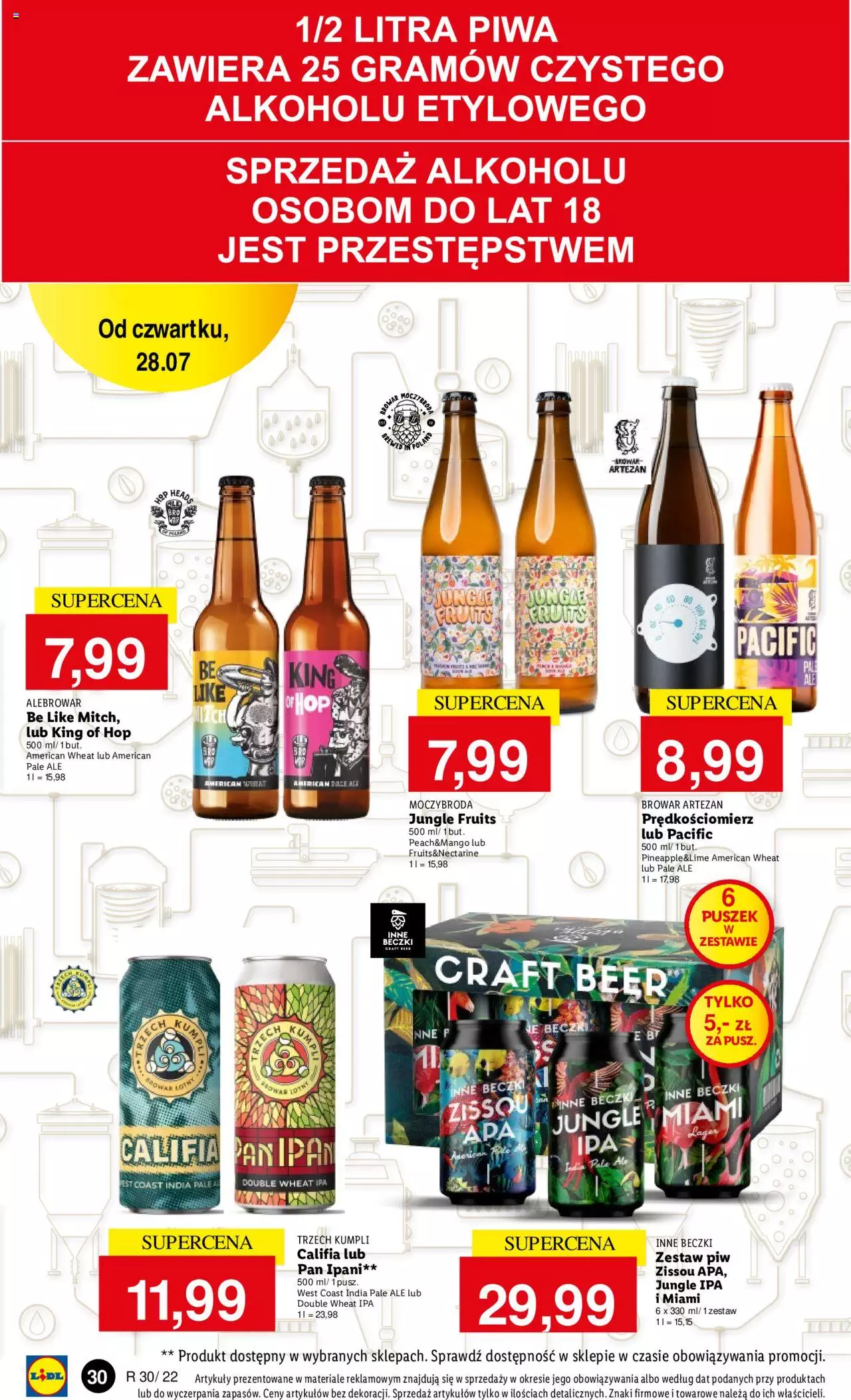 Lidl gazetka ważna od 28.07.2022 do 30.07.2022 strona 30