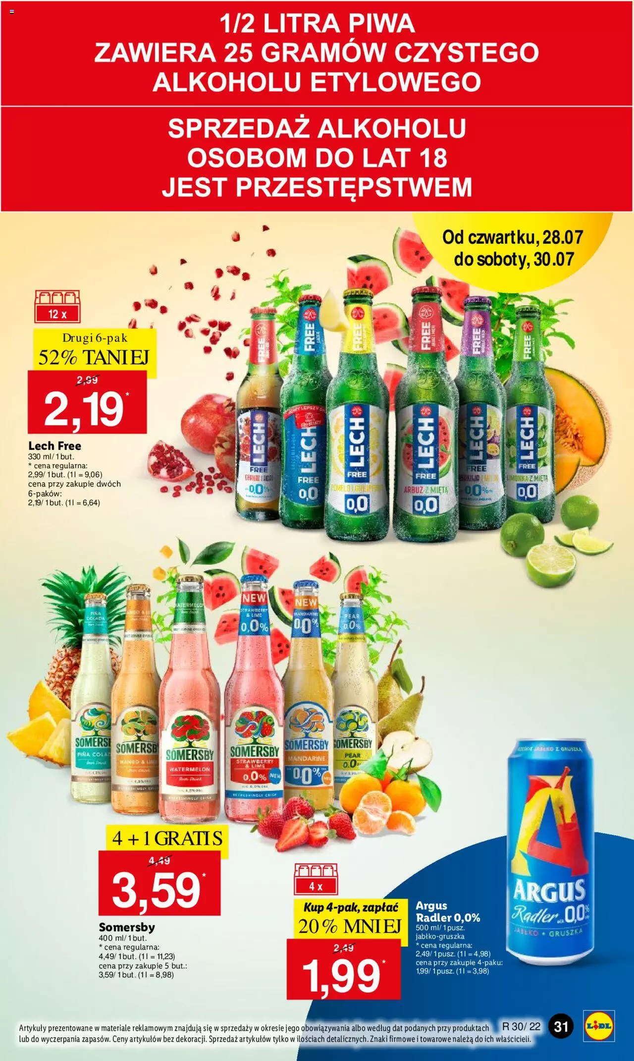 Lidl gazetka ważna od 28.07.2022 do 30.07.2022 strona 31