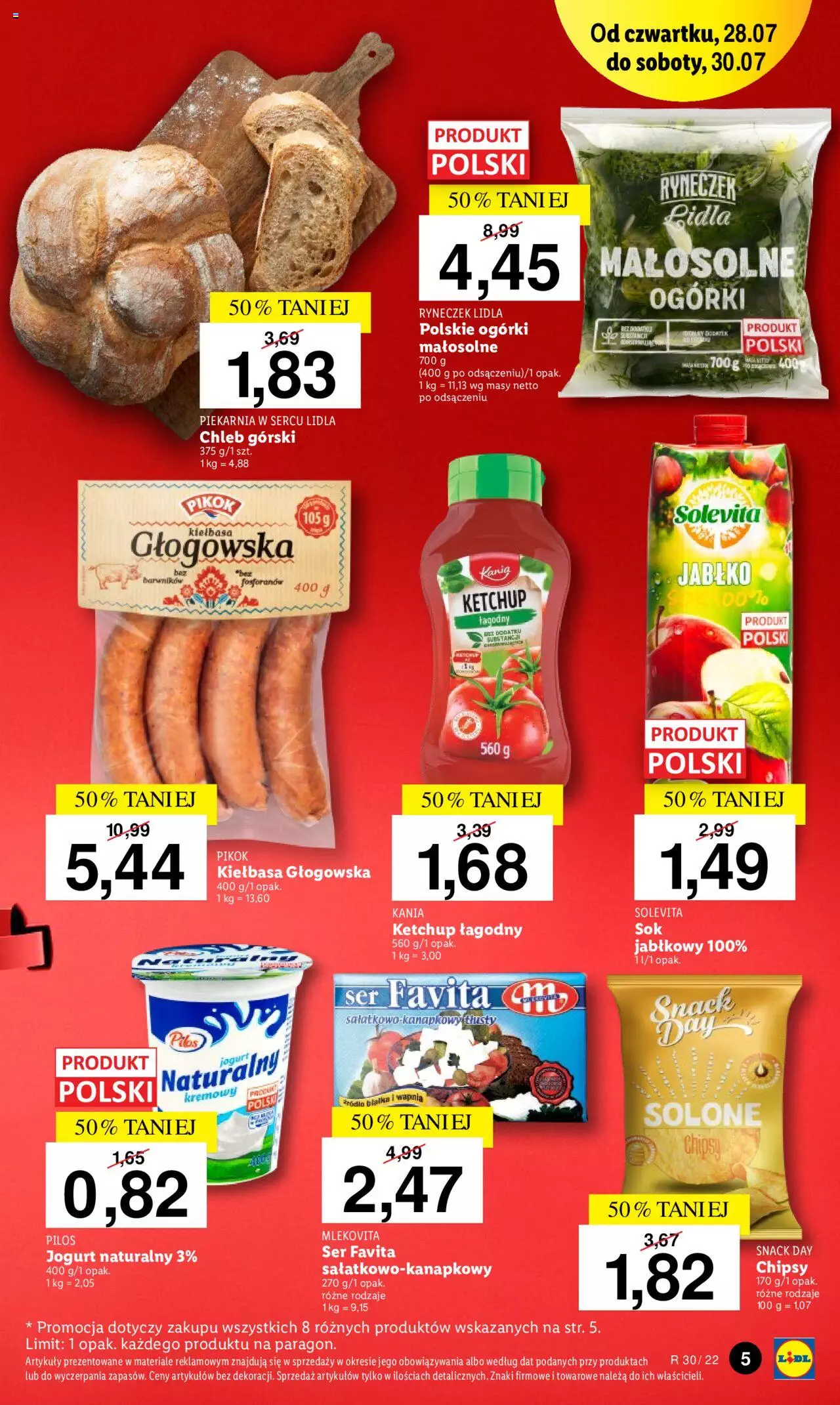 Lidl gazetka ważna od 28.07.2022 do 30.07.2022 strona 5