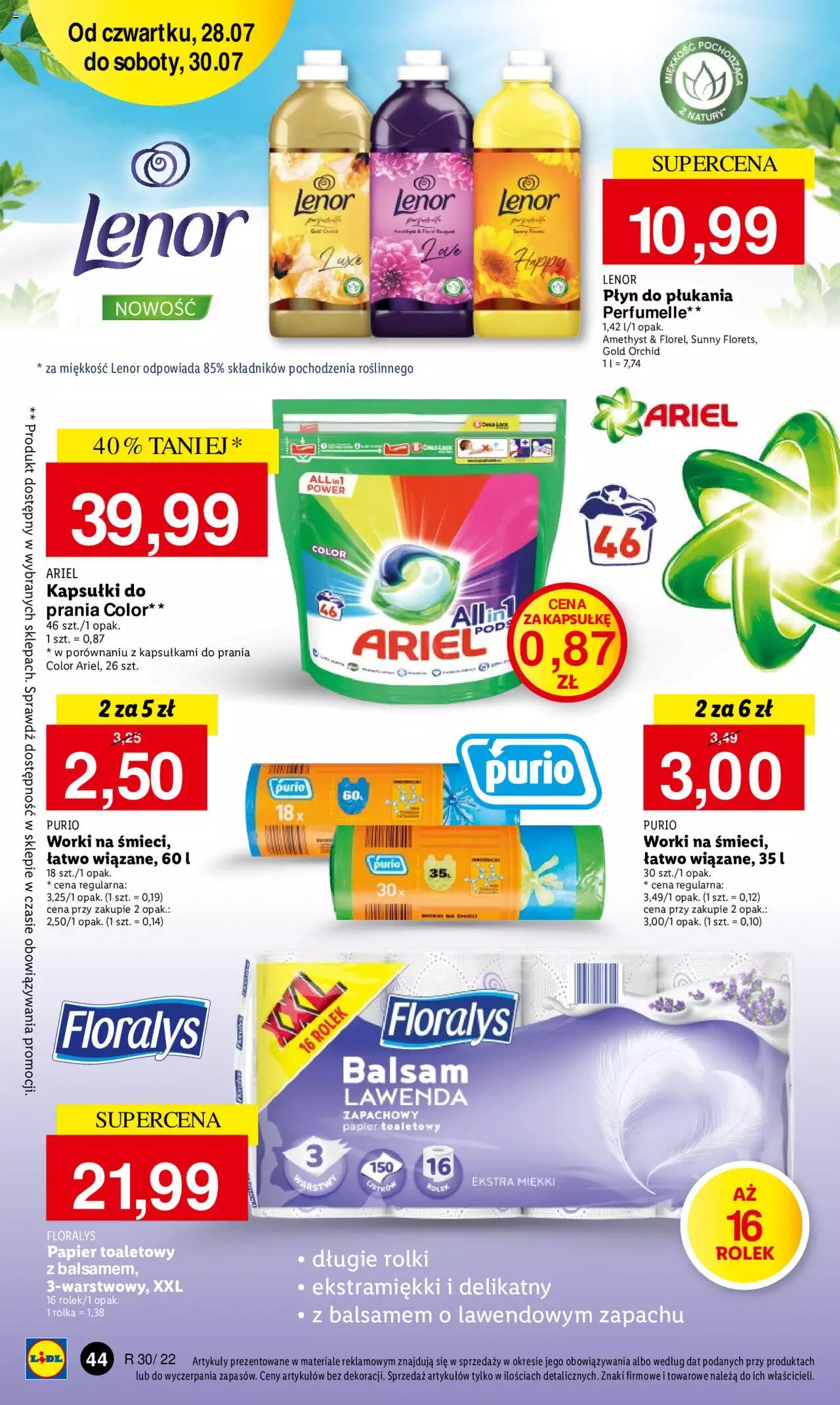 Lidl gazetka ważna od 28.07.2022 do 30.07.2022 strona 44