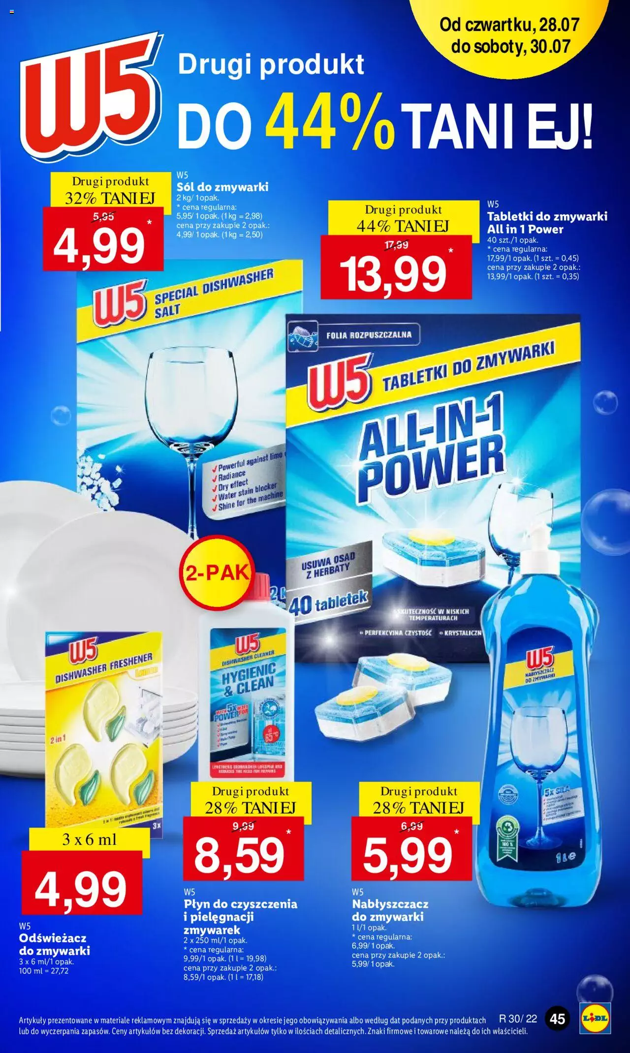 Lidl gazetka ważna od 28.07.2022 do 30.07.2022 strona 45