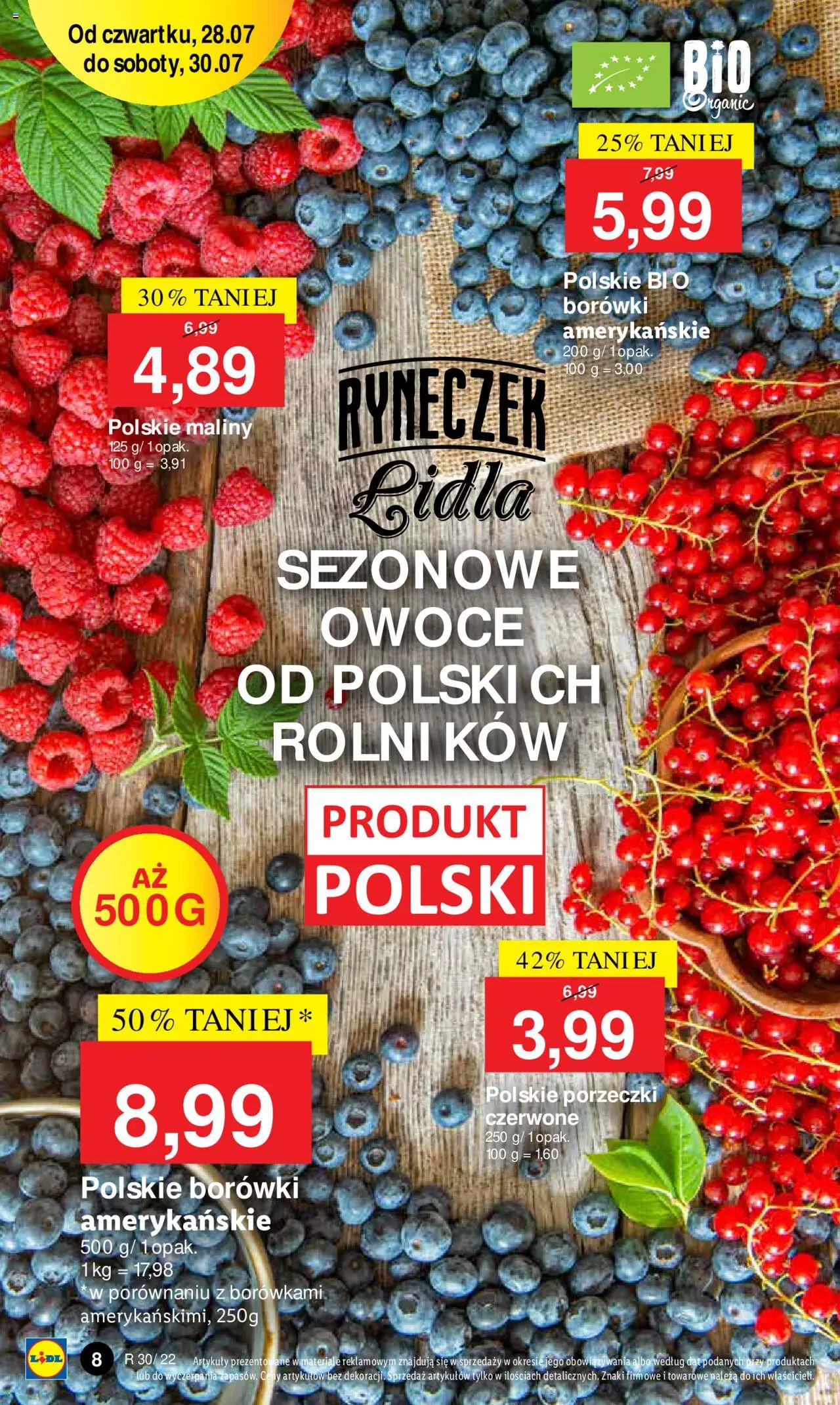Lidl gazetka ważna od 28.07.2022 do 30.07.2022 strona 8
