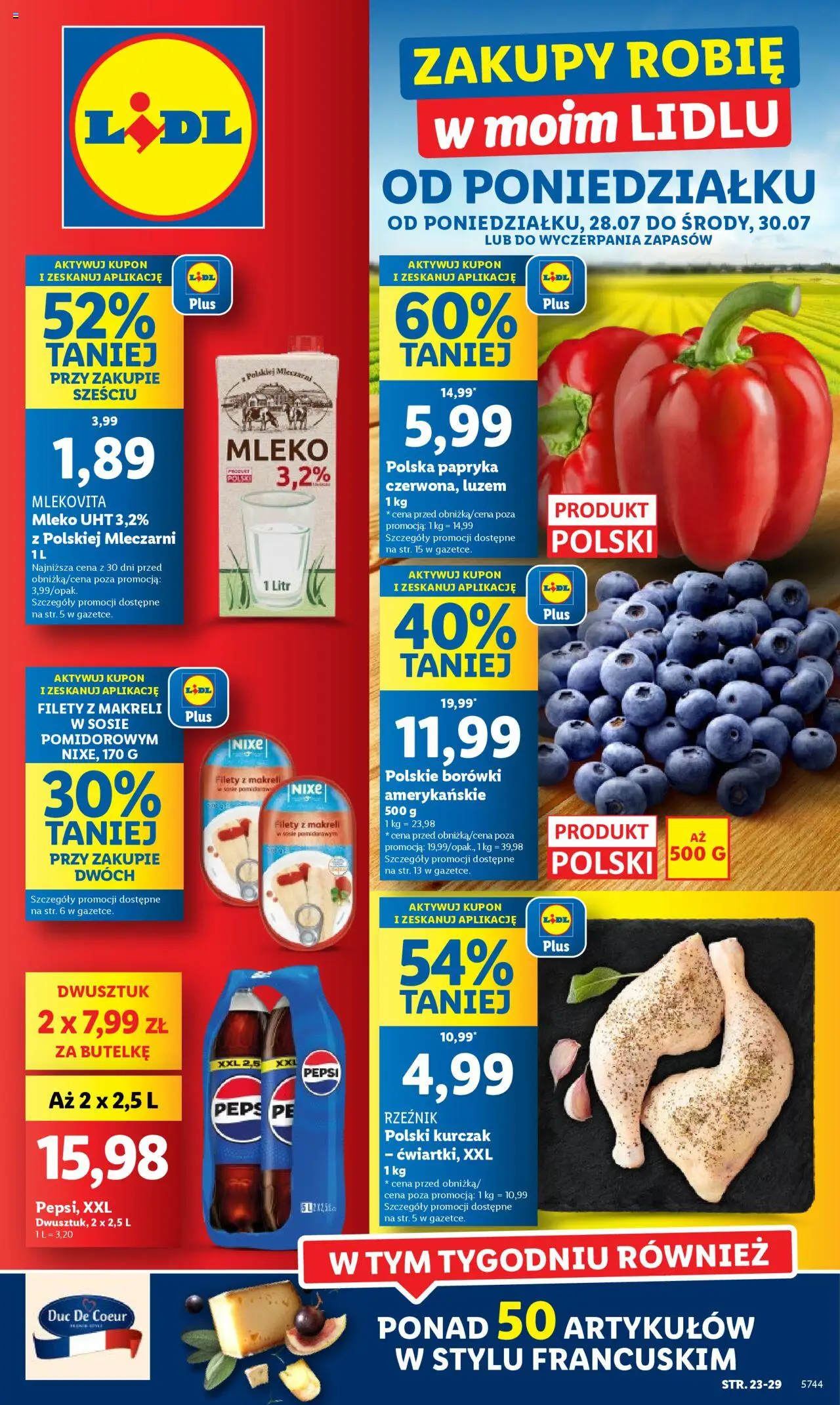 LIDL gazetka ważna od  28.07.2025 do 30.07.2025 strona 1