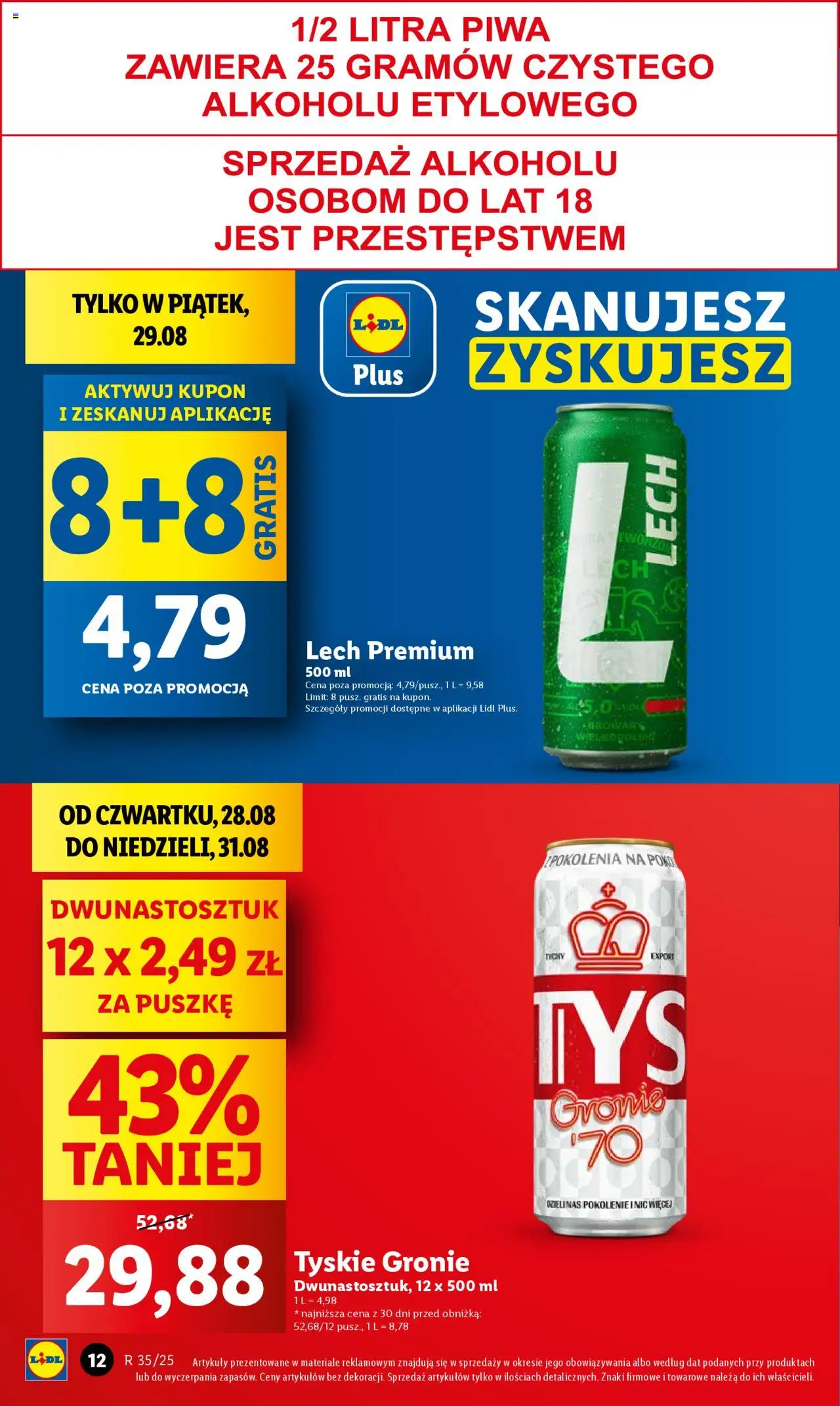 LIDL gazetka ważna od 28.08.2025 do 31.08.2025 strona 12
