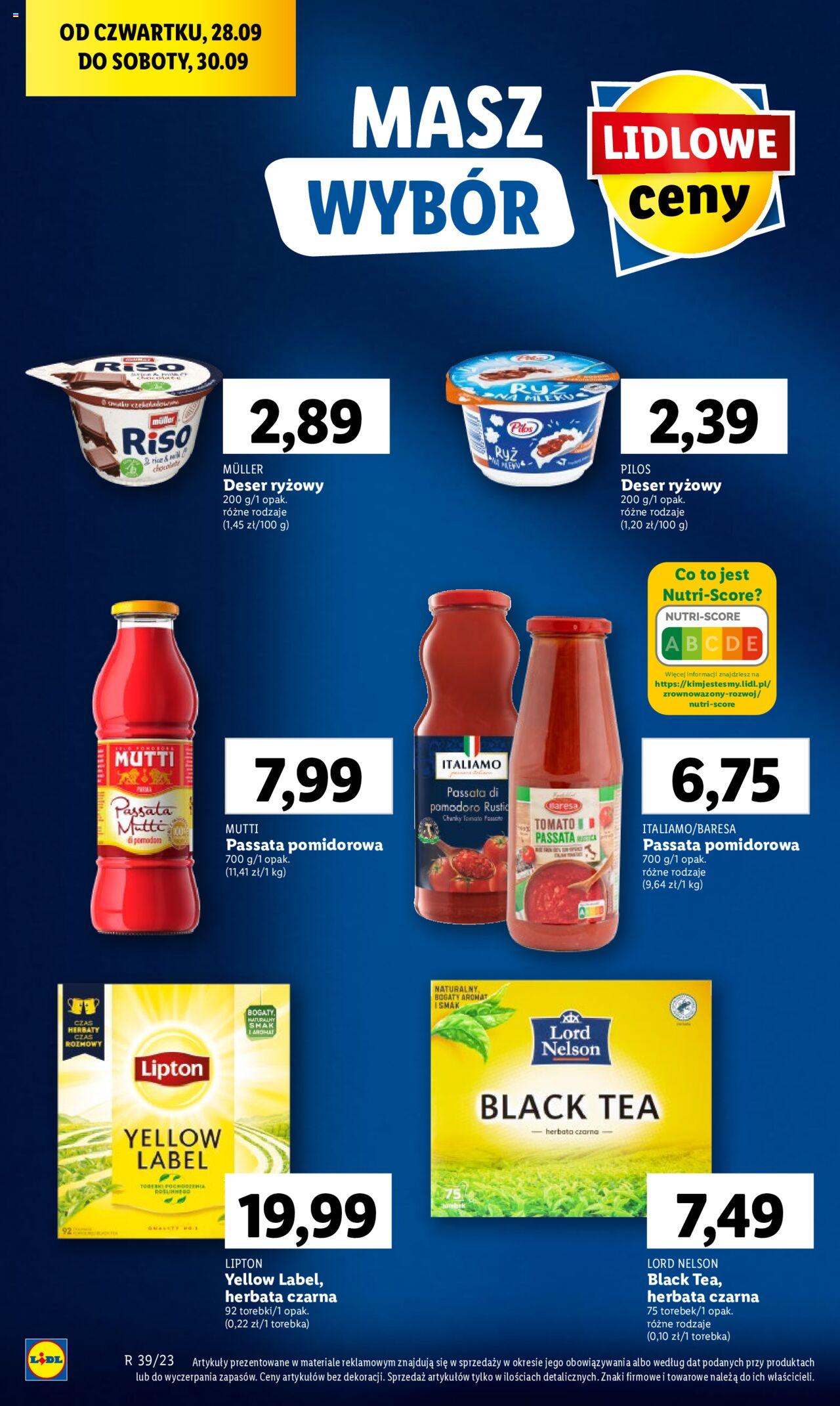 LIDL gazetka ważna od  28.09.2023 do  30.09.2023 strona 20
