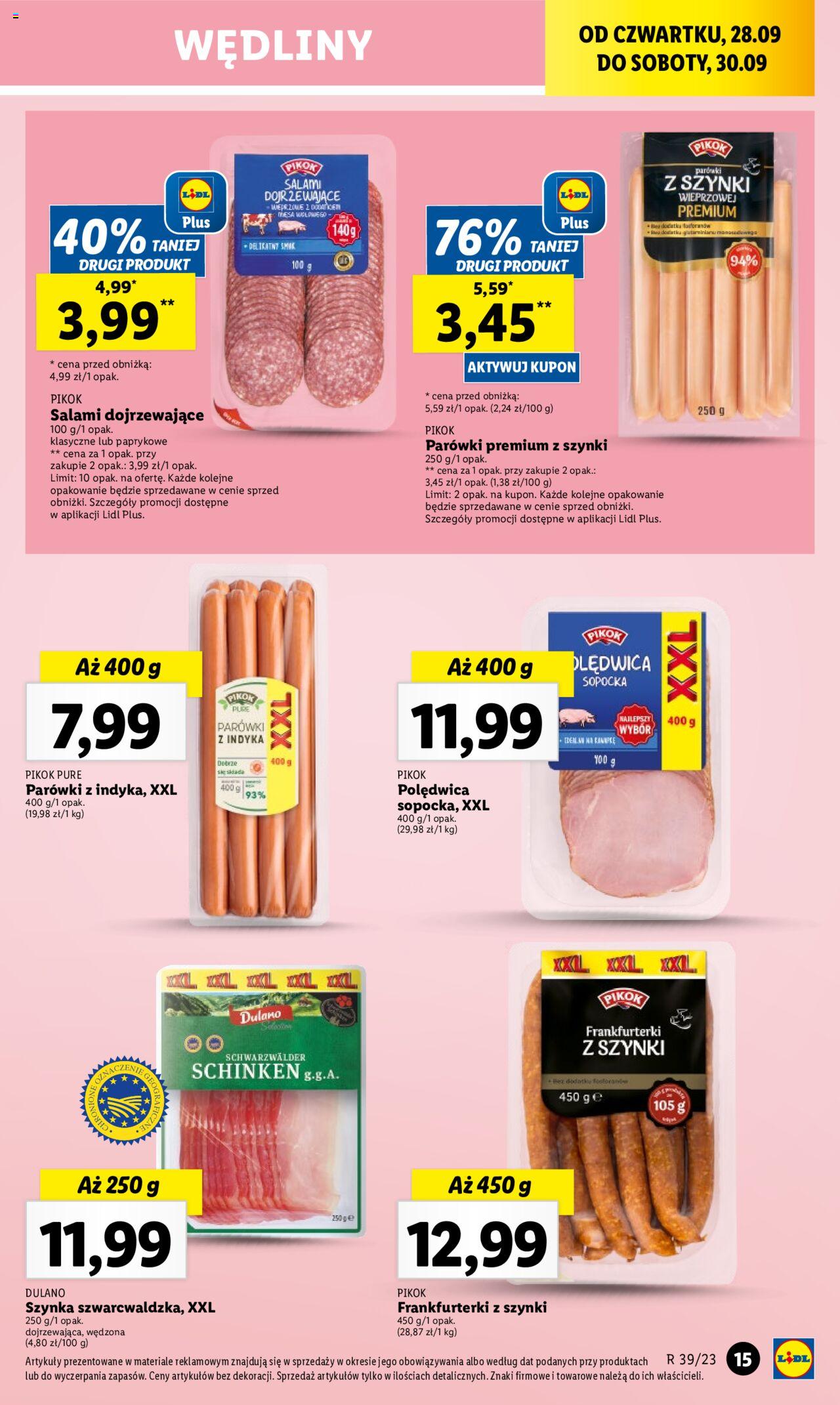 LIDL gazetka ważna od  28.09.2023 do  30.09.2023 strona 29