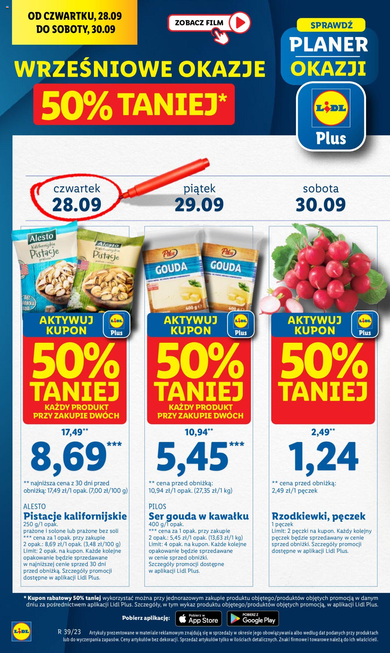 LIDL gazetka ważna od  28.09.2023 do  30.09.2023 strona 4