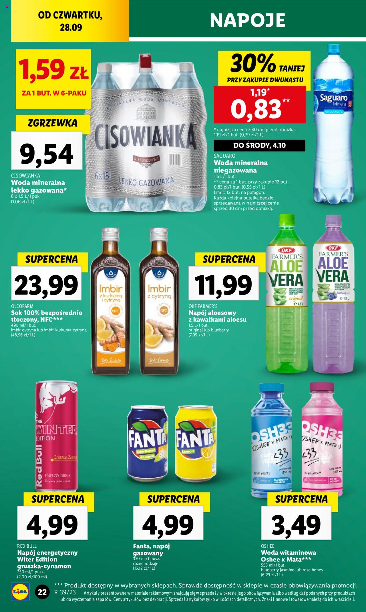 LIDL gazetka ważna od  28.09.2023 do  30.09.2023 strona 36