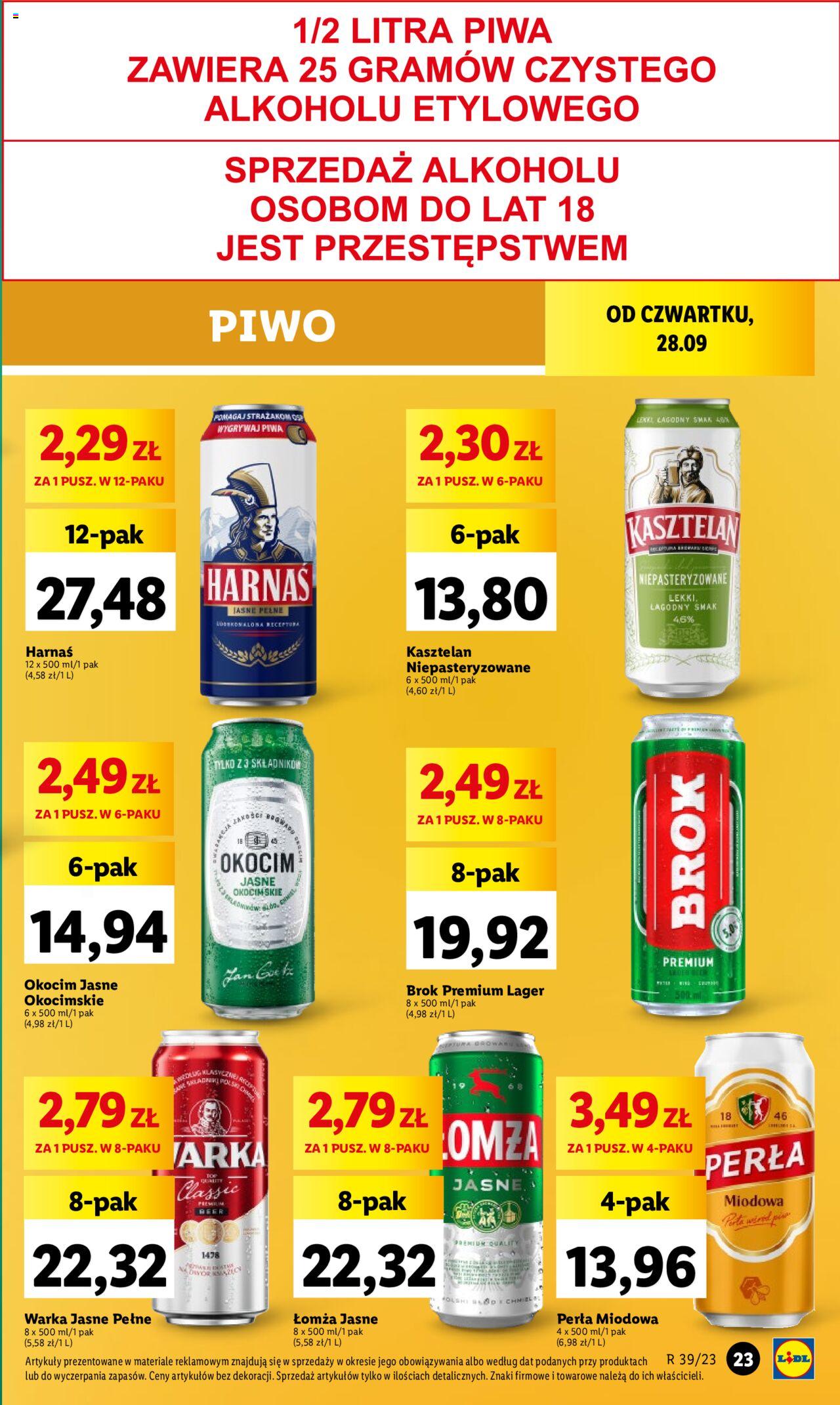 LIDL gazetka ważna od  28.09.2023 do  30.09.2023 strona 37