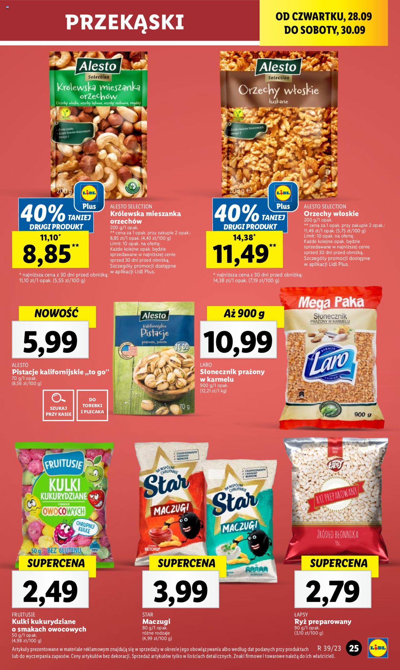 LIDL gazetka ważna od  28.09.2023 do  30.09.2023 strona 39