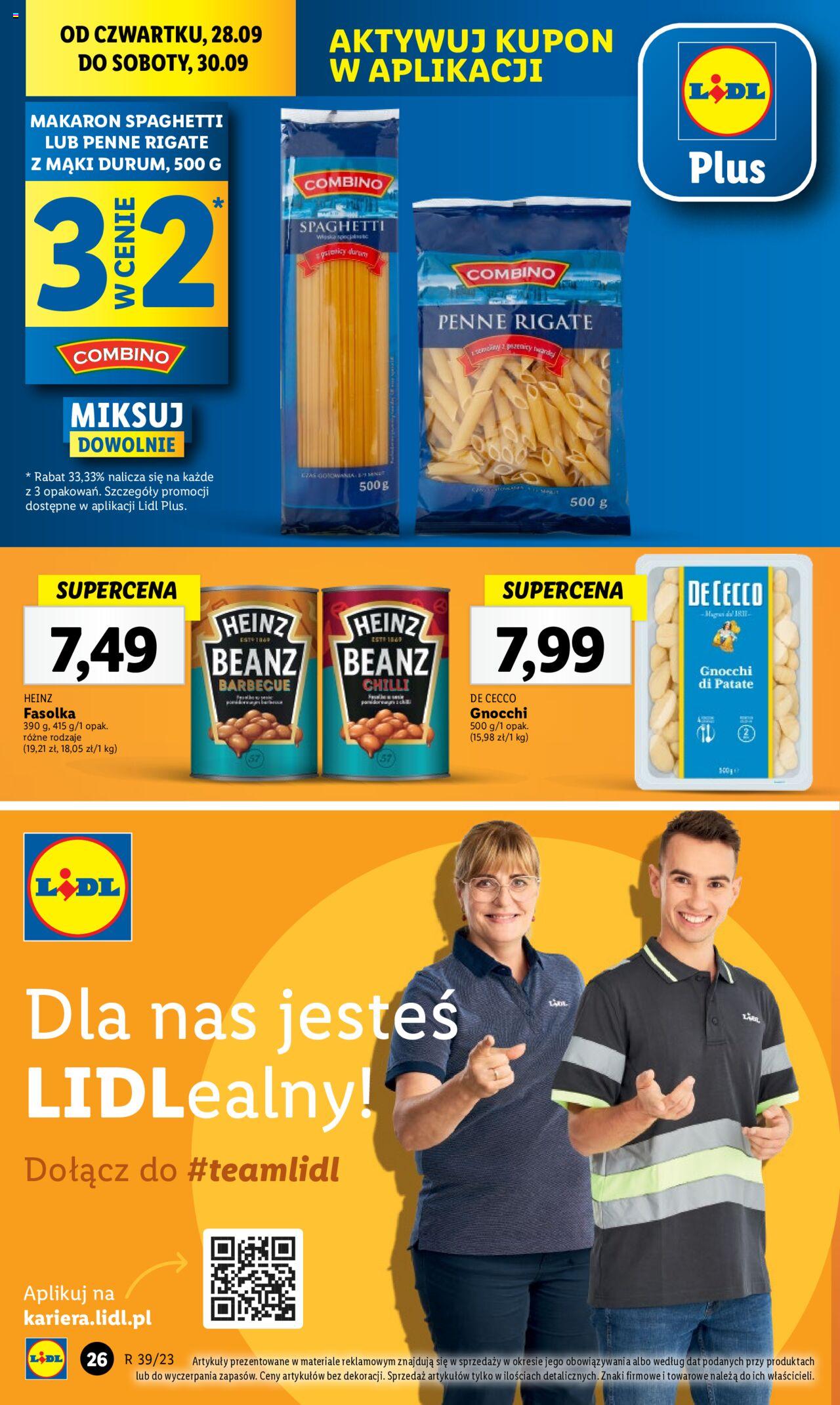 LIDL gazetka ważna od  28.09.2023 do  30.09.2023 strona 40