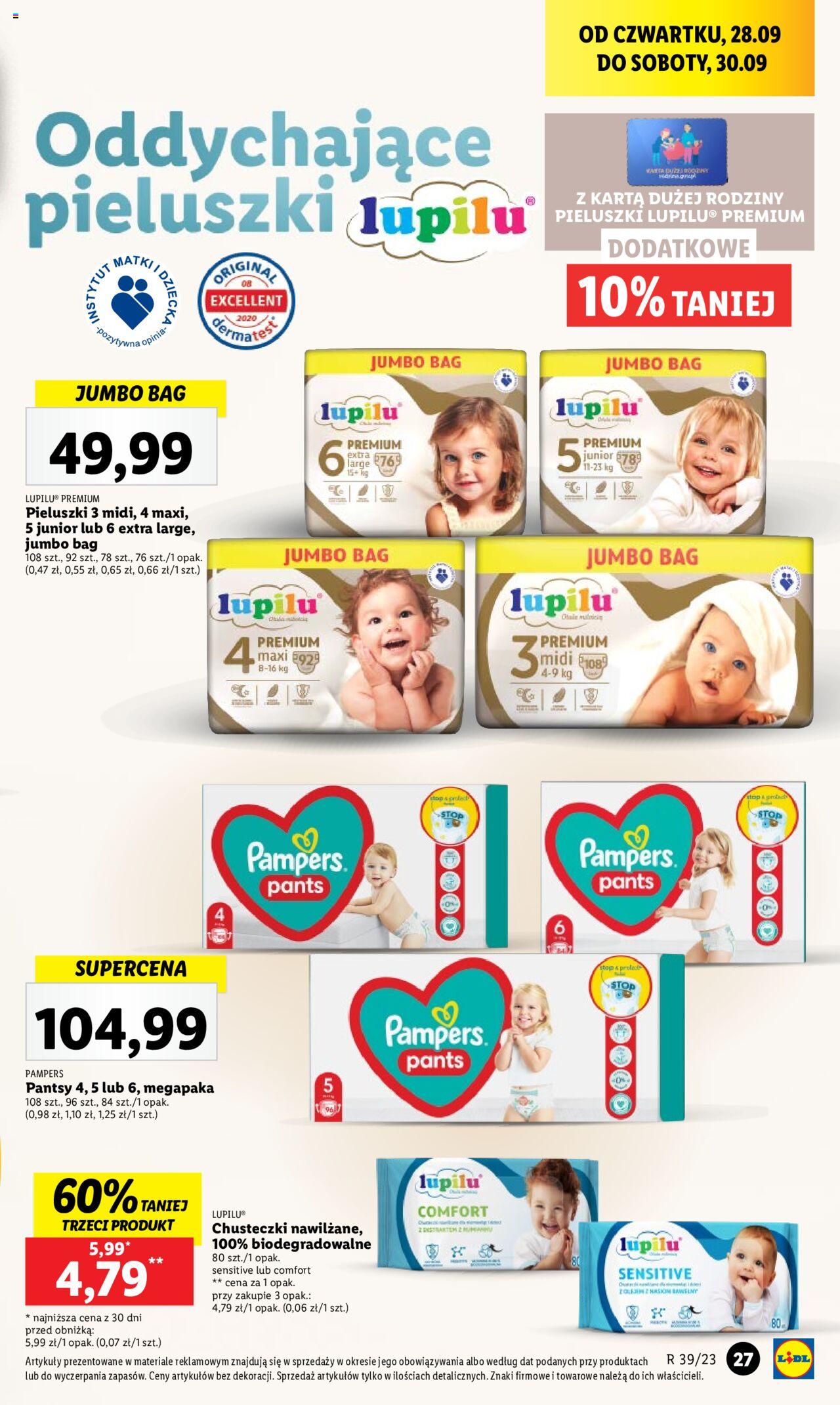 LIDL gazetka ważna od  28.09.2023 do  30.09.2023 strona 43