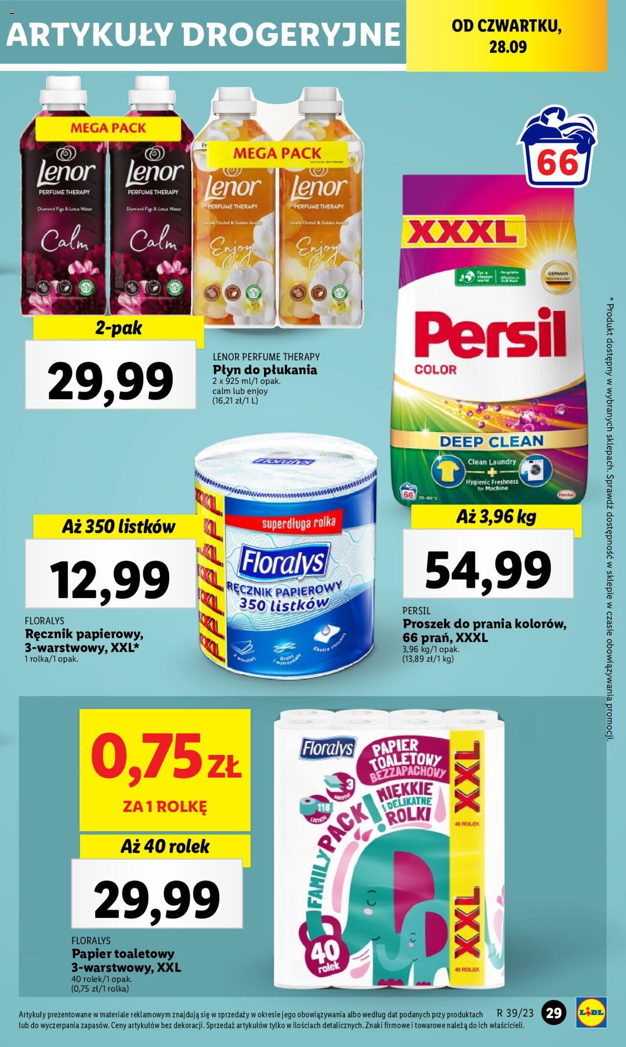 LIDL gazetka ważna od  28.09.2023 do  30.09.2023 strona 45