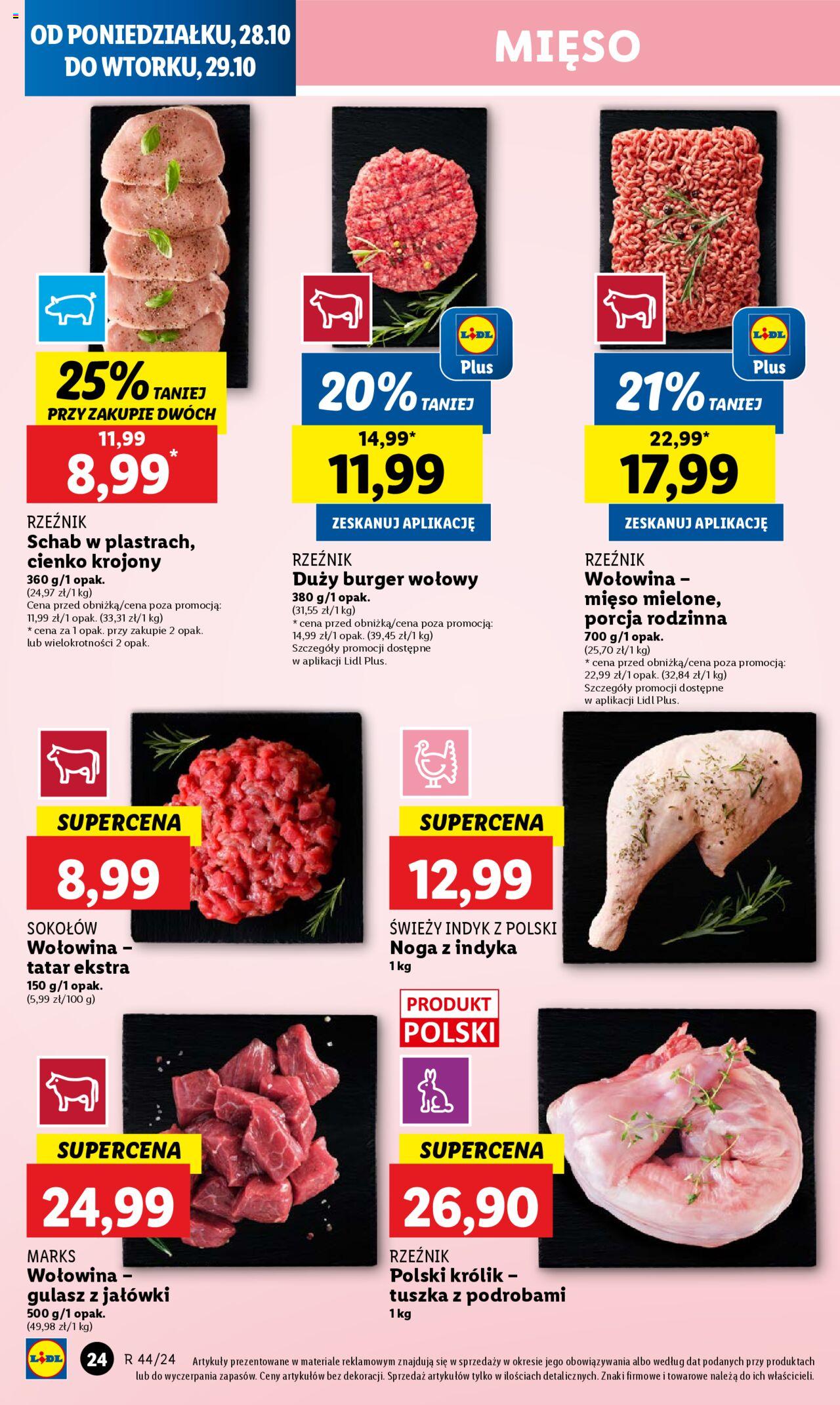 LIDL gazetka ważna od 28.10.2024 do 29.10.2024 strona 24