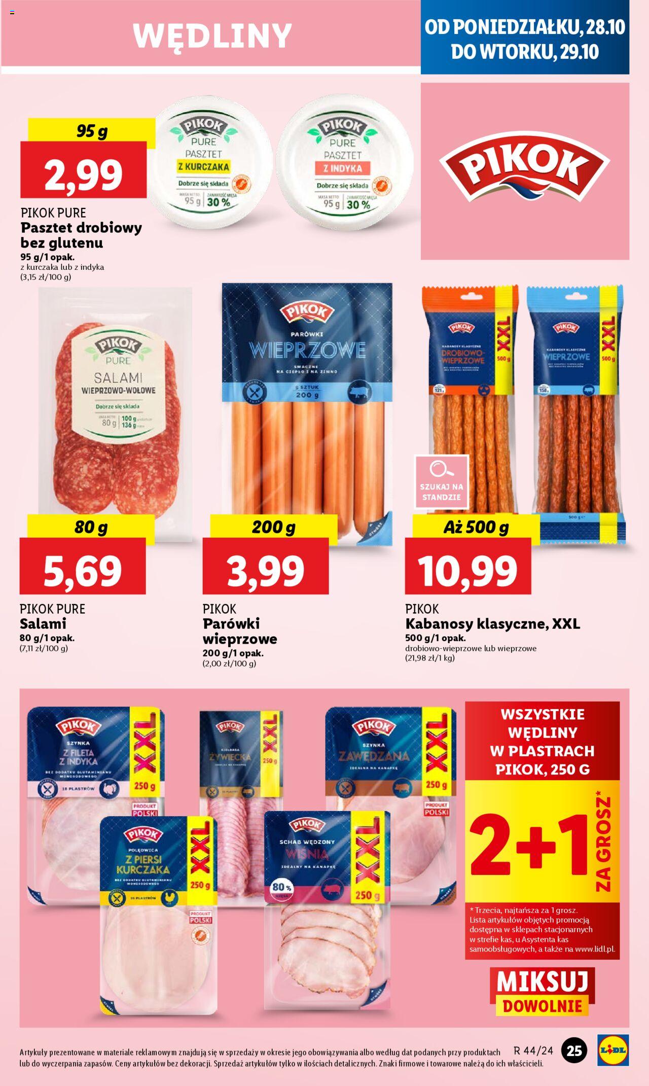 LIDL gazetka ważna od 28.10.2024 do 29.10.2024 strona 25