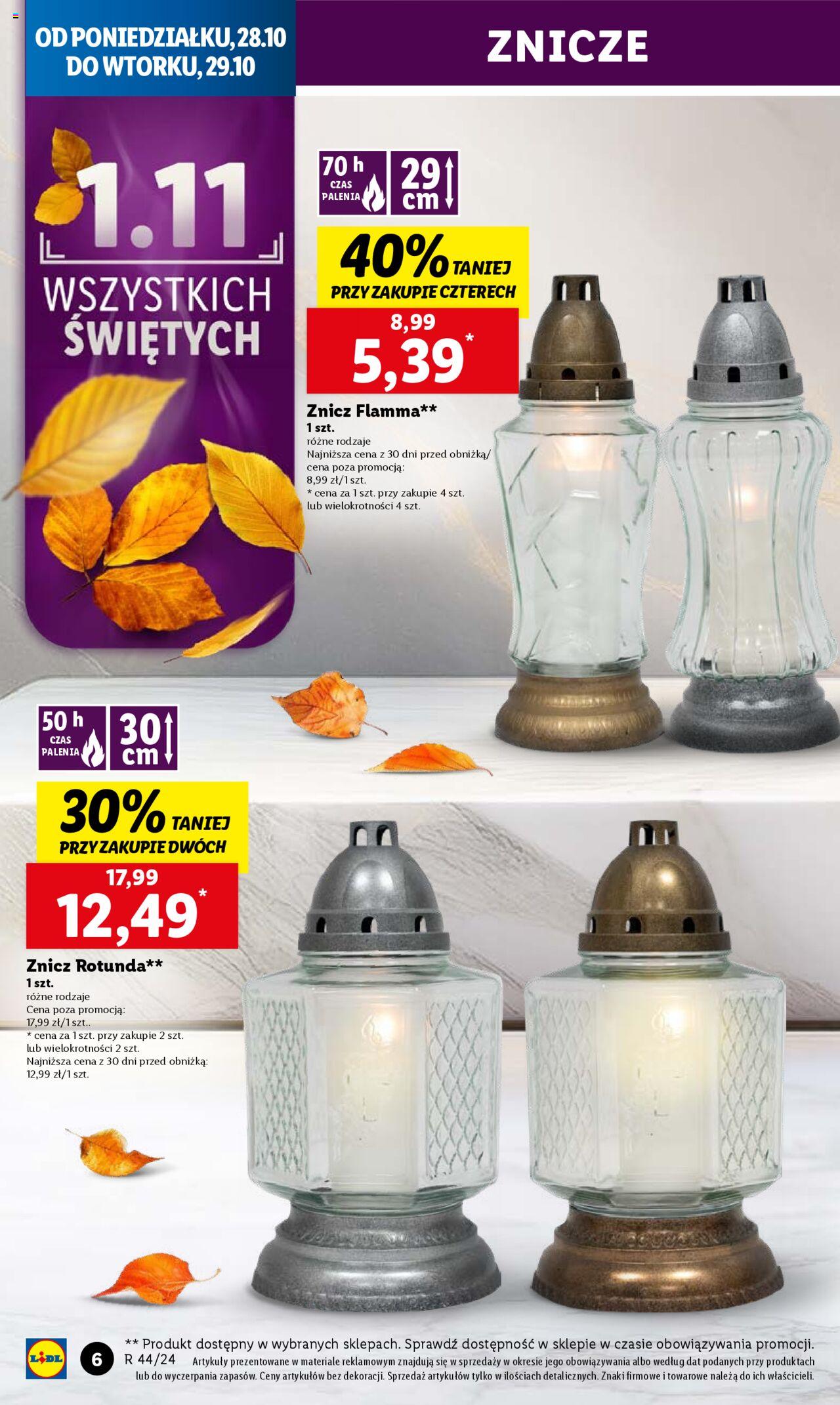 LIDL gazetka ważna od 28.10.2024 do 29.10.2024 strona 6
