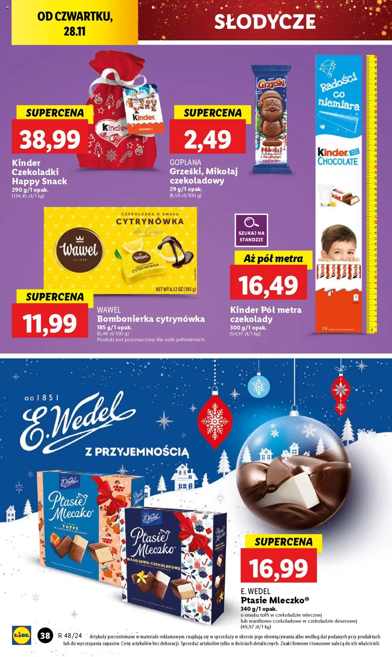 LIDL gazetka ważna od 28.11.2024 do 30.11.2024 strona 38