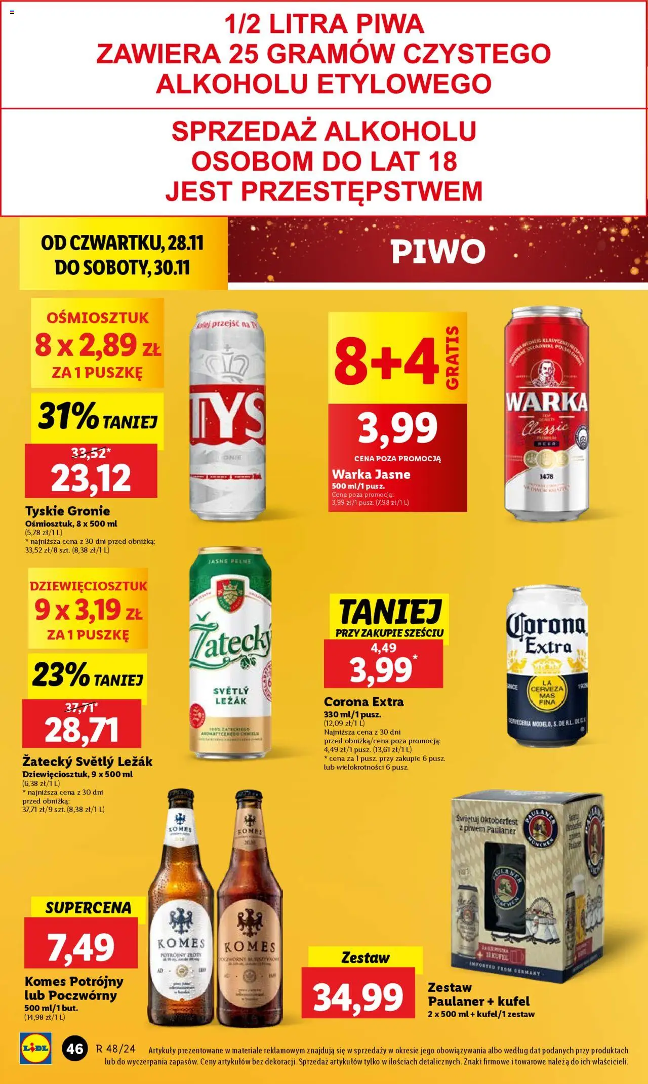 LIDL gazetka ważna od 28.11.2024 do 30.11.2024 strona 46