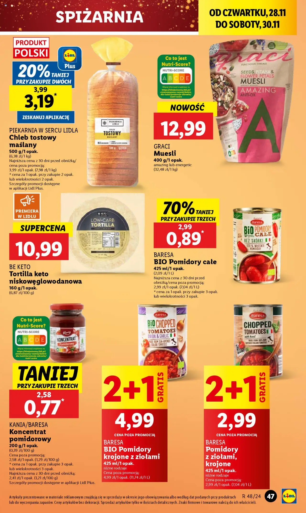 LIDL gazetka ważna od 28.11.2024 do 30.11.2024 strona 47