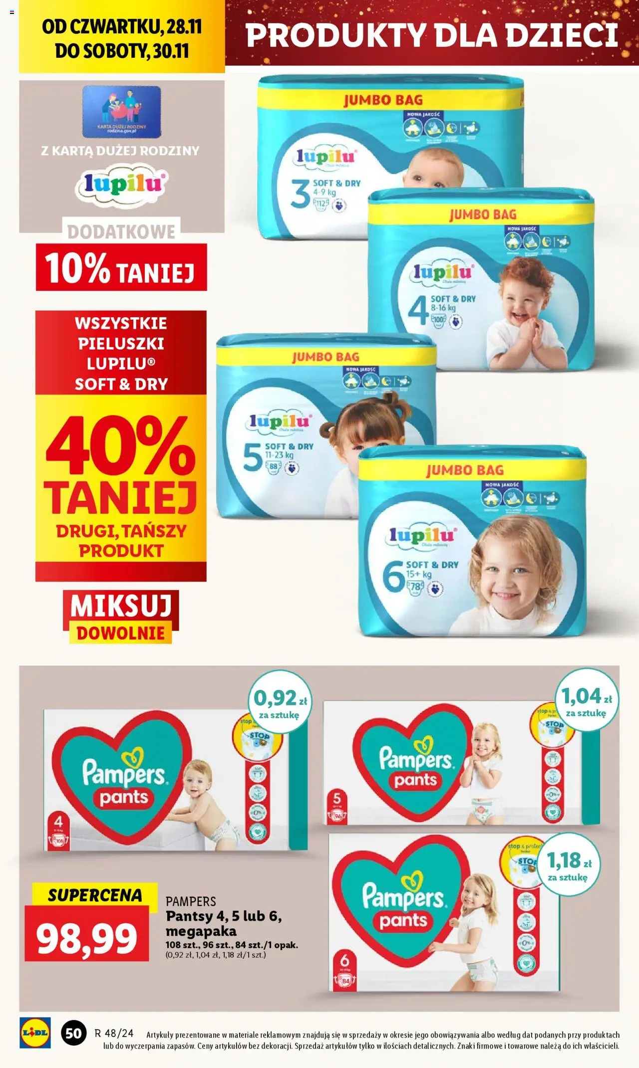 LIDL gazetka ważna od 28.11.2024 do 30.11.2024 strona 50