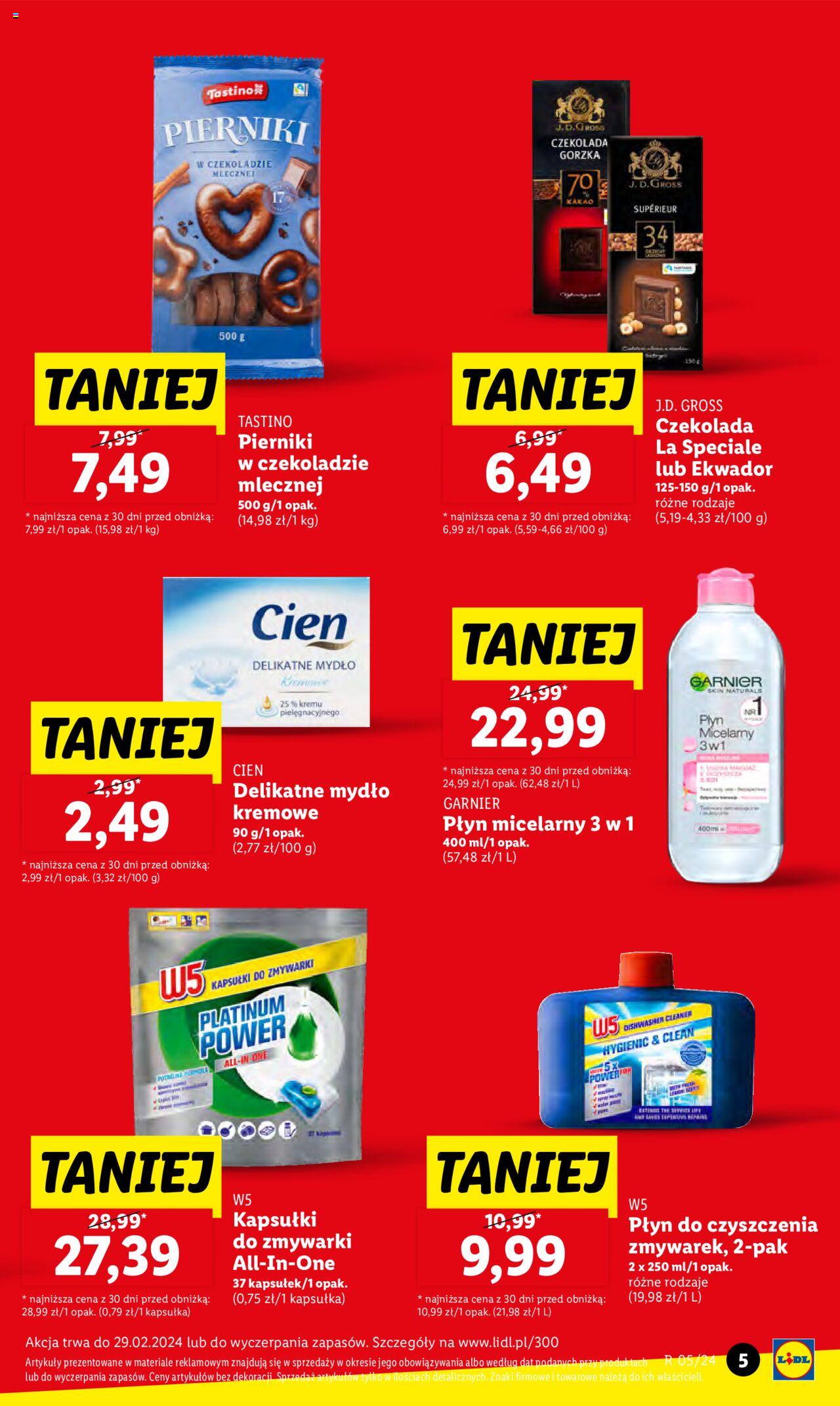 LIDL gazetka ważna od 29.01.2024 do 31.01.2024 strona 5