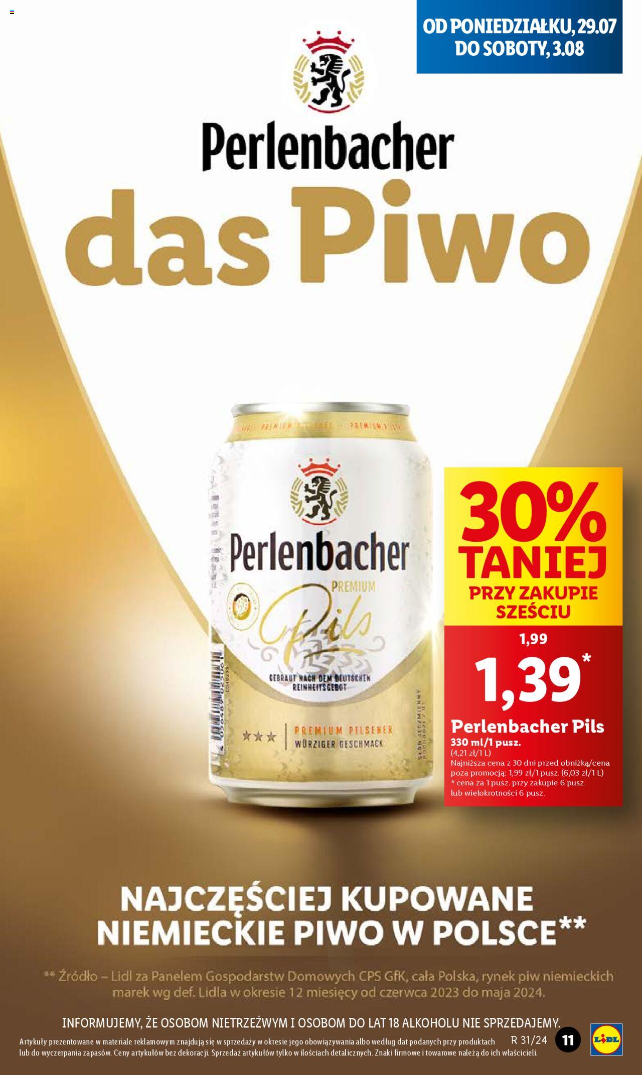 LIDL gazetka ważna od 29.07.2024 do 31.07.2024 strona 11