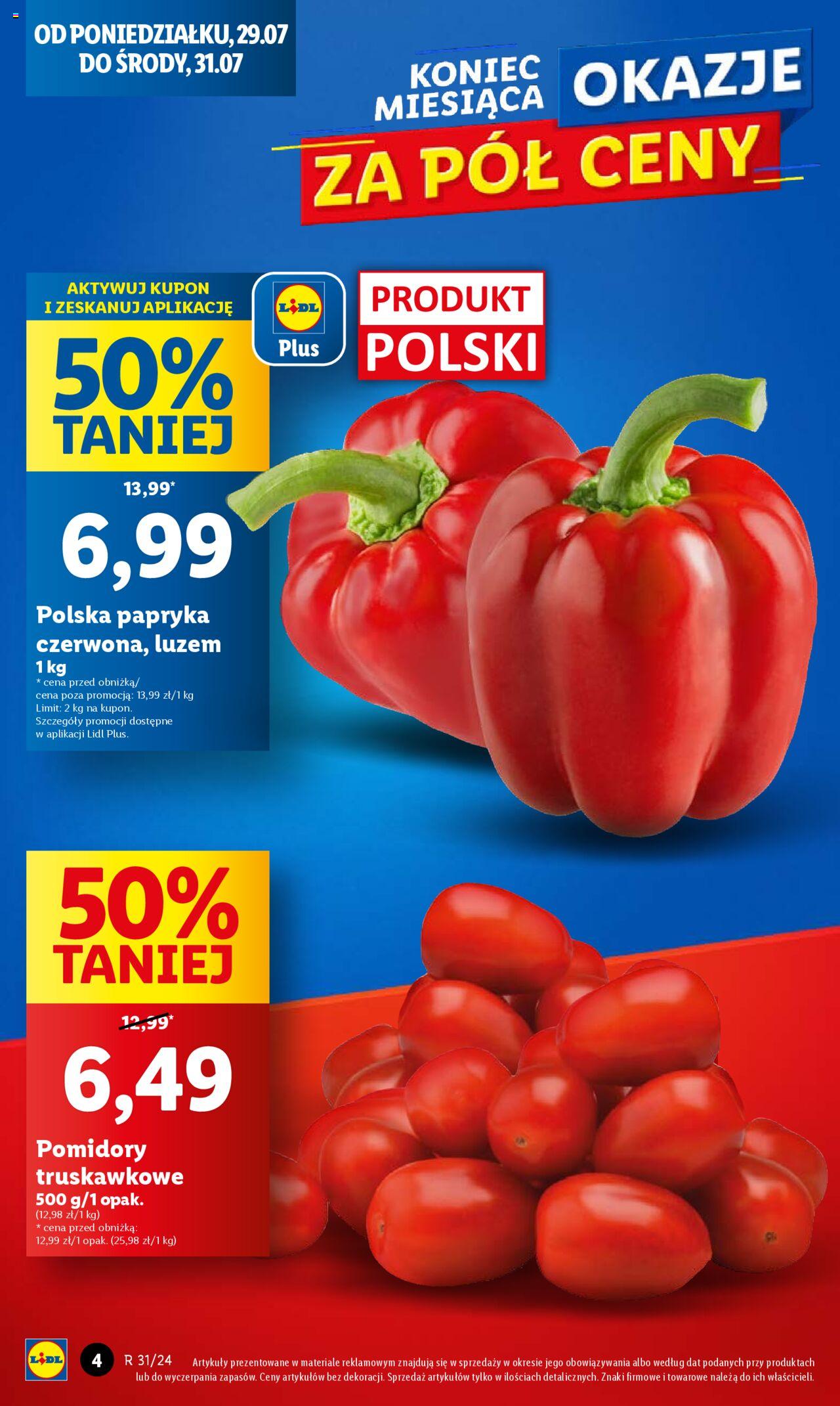 LIDL gazetka ważna od 29.07.2024 do 31.07.2024 strona 4