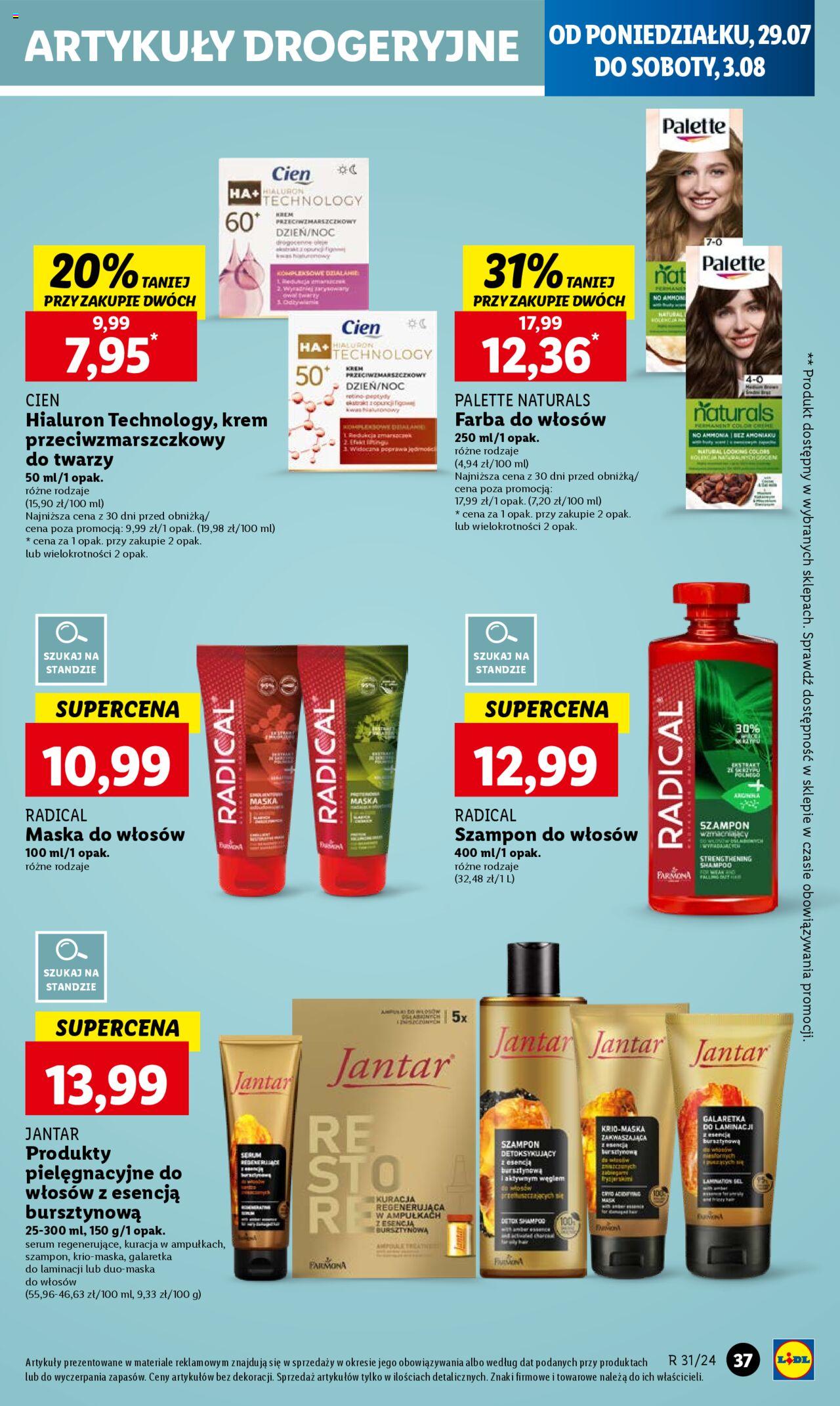 LIDL gazetka ważna od 29.07.2024 do 31.07.2024 strona 43