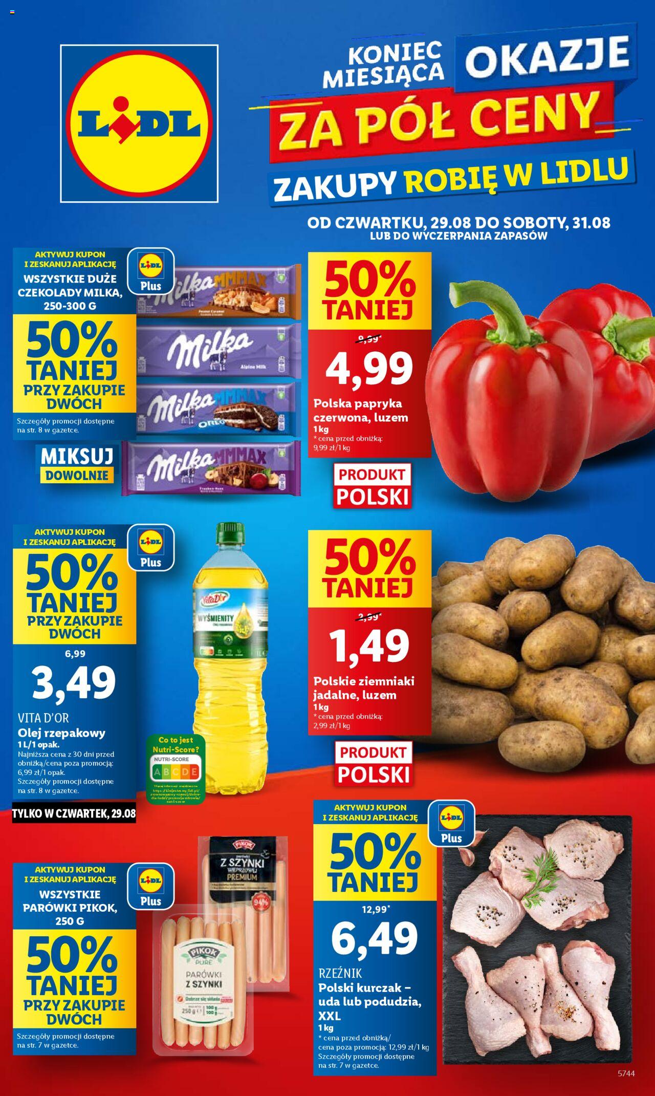 LIDL gazetka ważna od 29.08.2024 do 31.08.2024 strona 1
