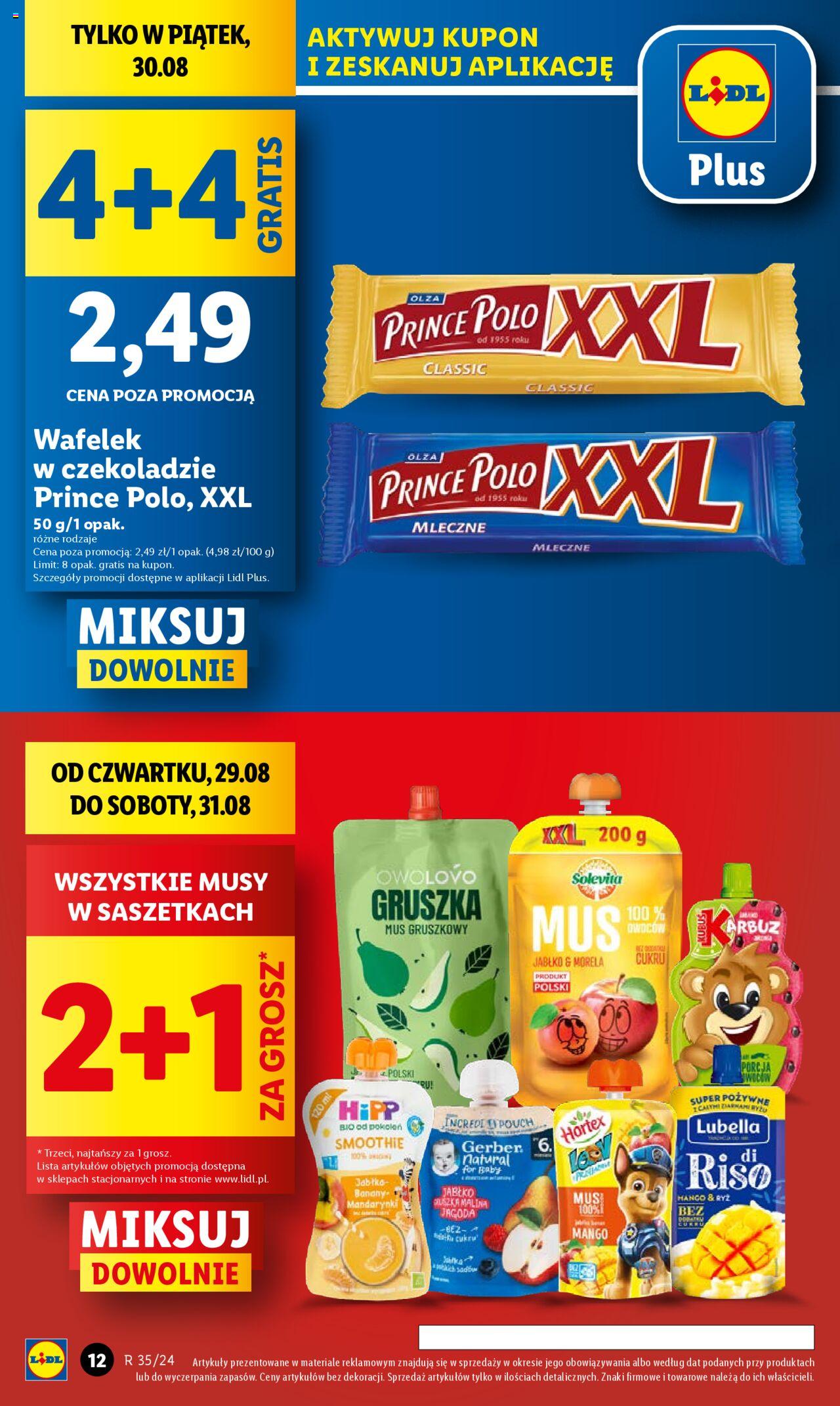 LIDL gazetka ważna od 29.08.2024 do 31.08.2024 strona 12
