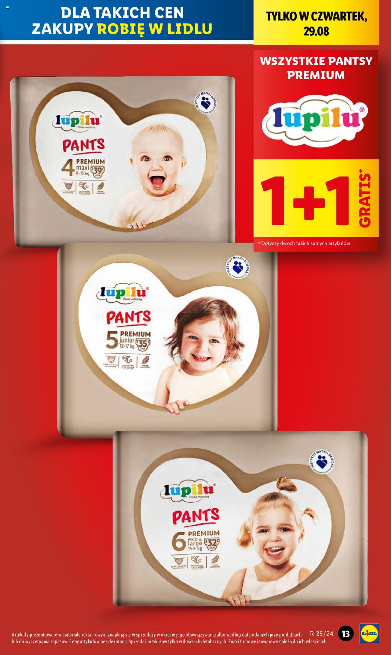 LIDL gazetka ważna od 29.08.2024 do 31.08.2024 strona 13