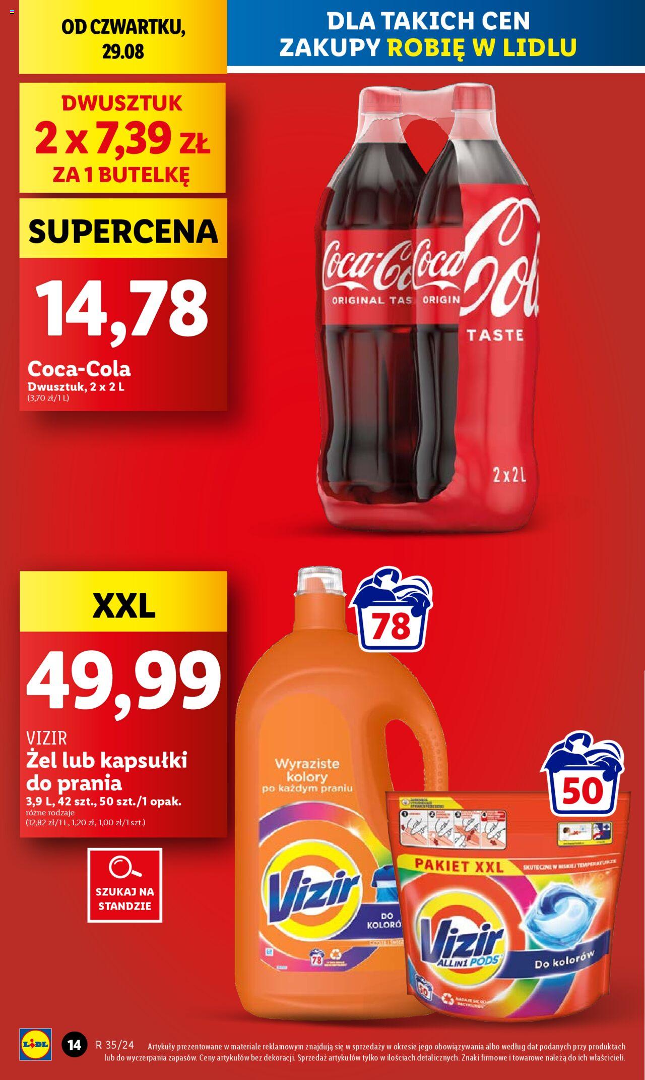 LIDL gazetka ważna od 29.08.2024 do 31.08.2024 strona 14